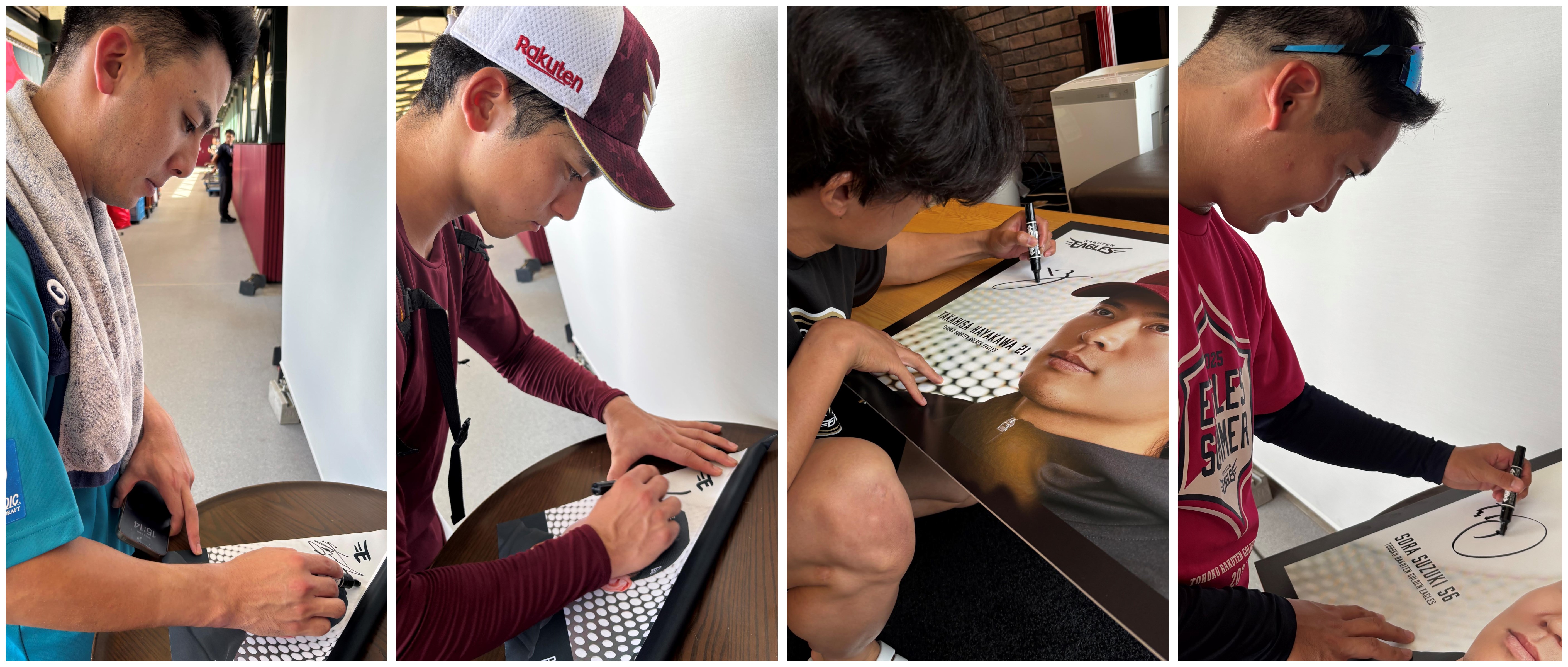 最終値下げ元楽天イーグルス　茂木英五郎　実使用キャップ 直筆サイン入り 最終値下げ】元RAKUTEN EAGLES 茂木選手直筆サイン入り キャップ