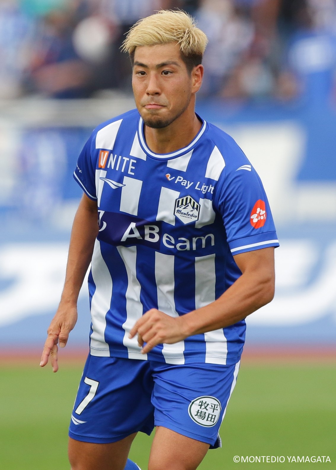 【正規品】モンテディオ山形 2022 山田康太 実使用ユニフォーム 正規品】モンテディオ山形 2022 山田康太 実使用ユニフォーム