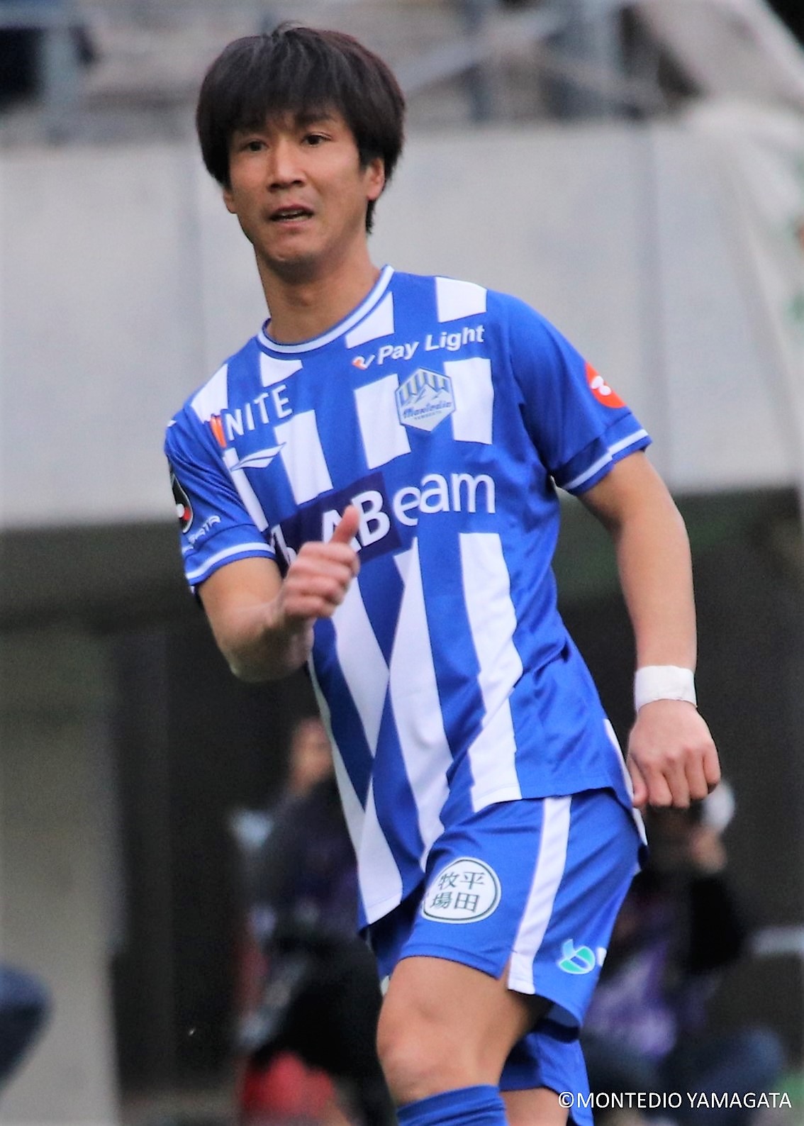 【正規品】モンテディオ山形 2022 山田康太 実使用ユニフォーム 正規品】モンテディオ山形 2022 山田康太 実使用ユニフォーム