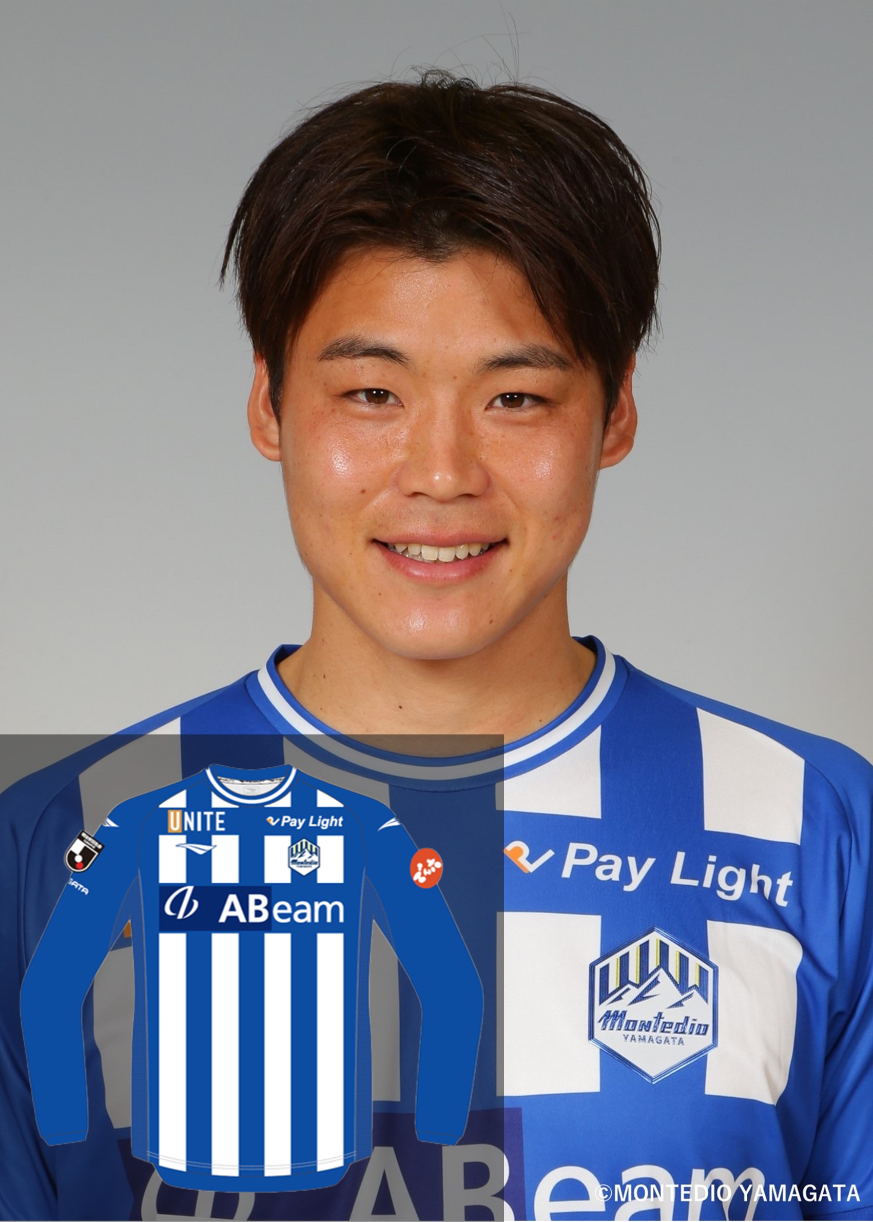 モンテディオ山形　2022年山田康太オーセンティックユニフォーム モンテディオ山形 2022年 山田康太 オーセンティック