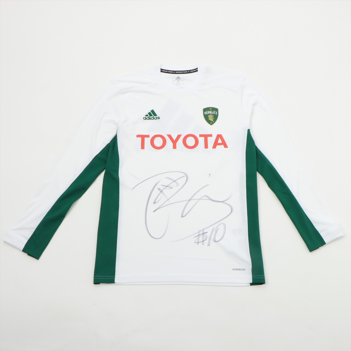 【非売品】直筆サイン入りロンＴ【未着用】 Champion チャンピオン ロンT メンズ 長袖Tシャツ プリント ロゴ