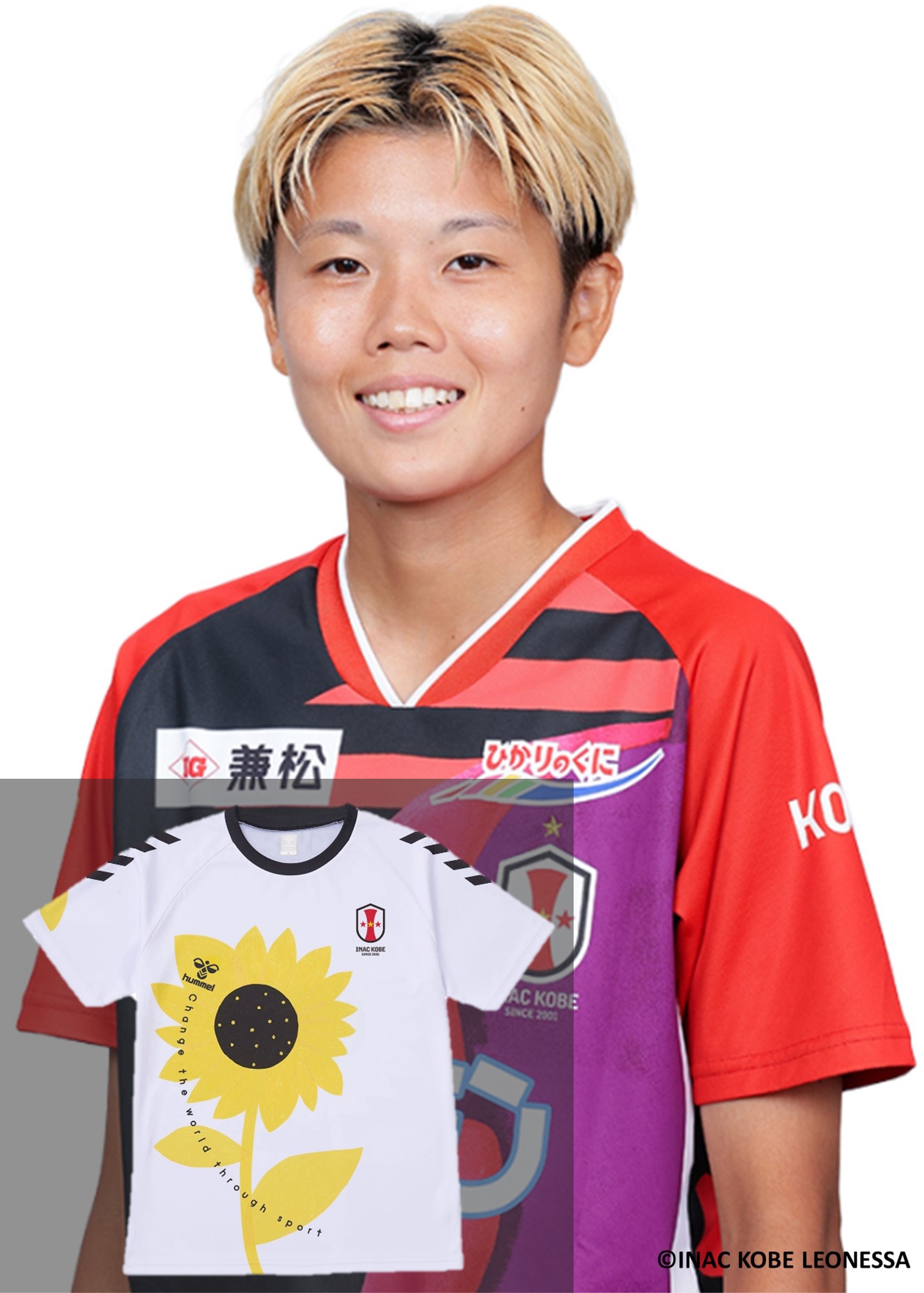 INAC神戸サッカーシャツ サイン入り HATTRICK（ハットトリック）-選手の想いをファンへ届ける公式