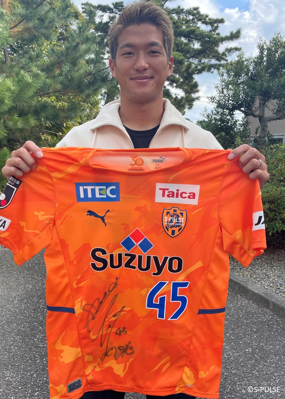 清水エスパルス　サイン　シャツ　三都主　市川　安貞桓　2003年　ユニフォーム 清水エスパルス サイン シャツ 三都主 市川 安貞桓 2003年