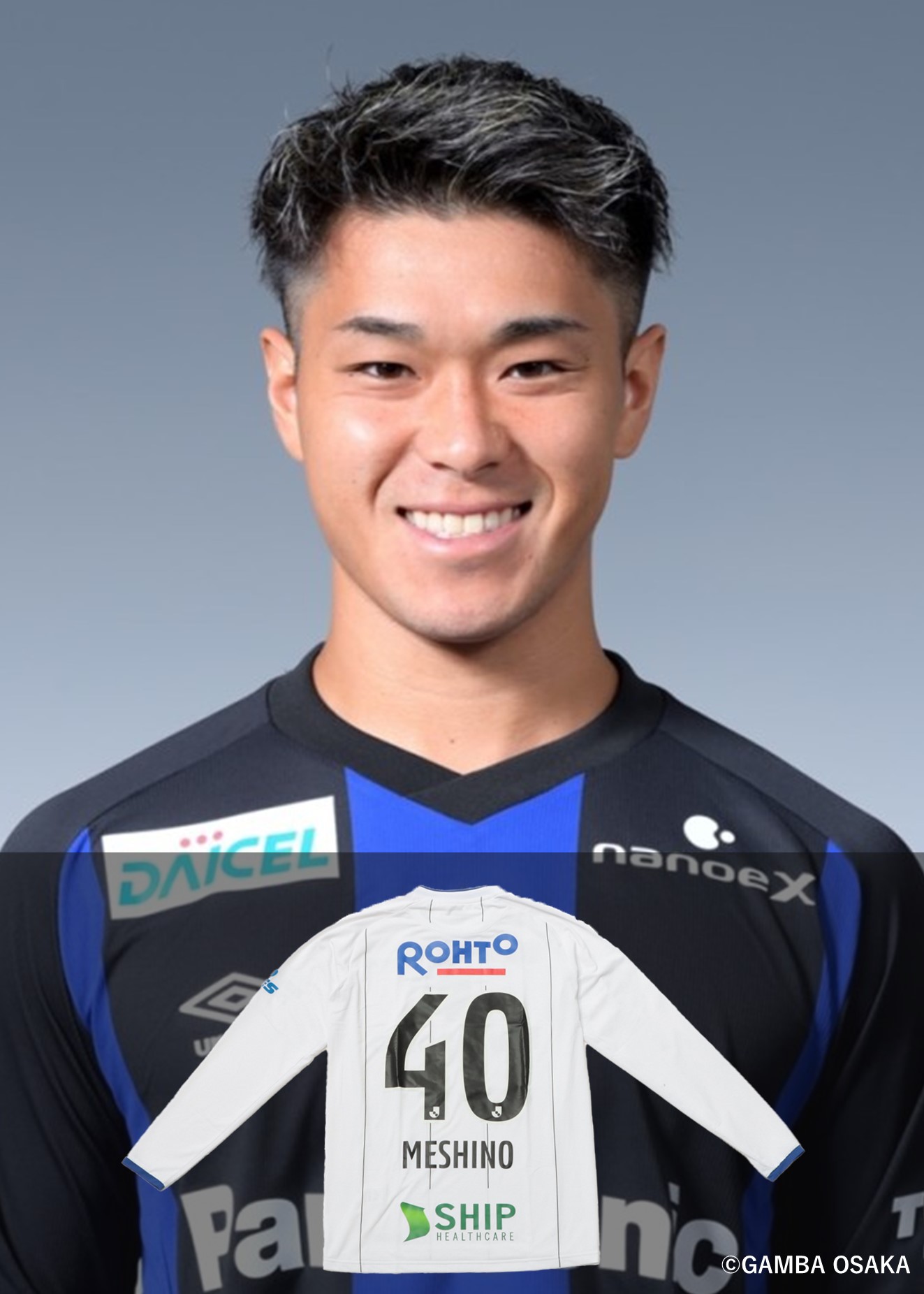 新品未使用 中村 仁郎 ガンバエキスポユニフォーム HATTRICK（ハットトリック）-選手の想いをファンへ届ける公式