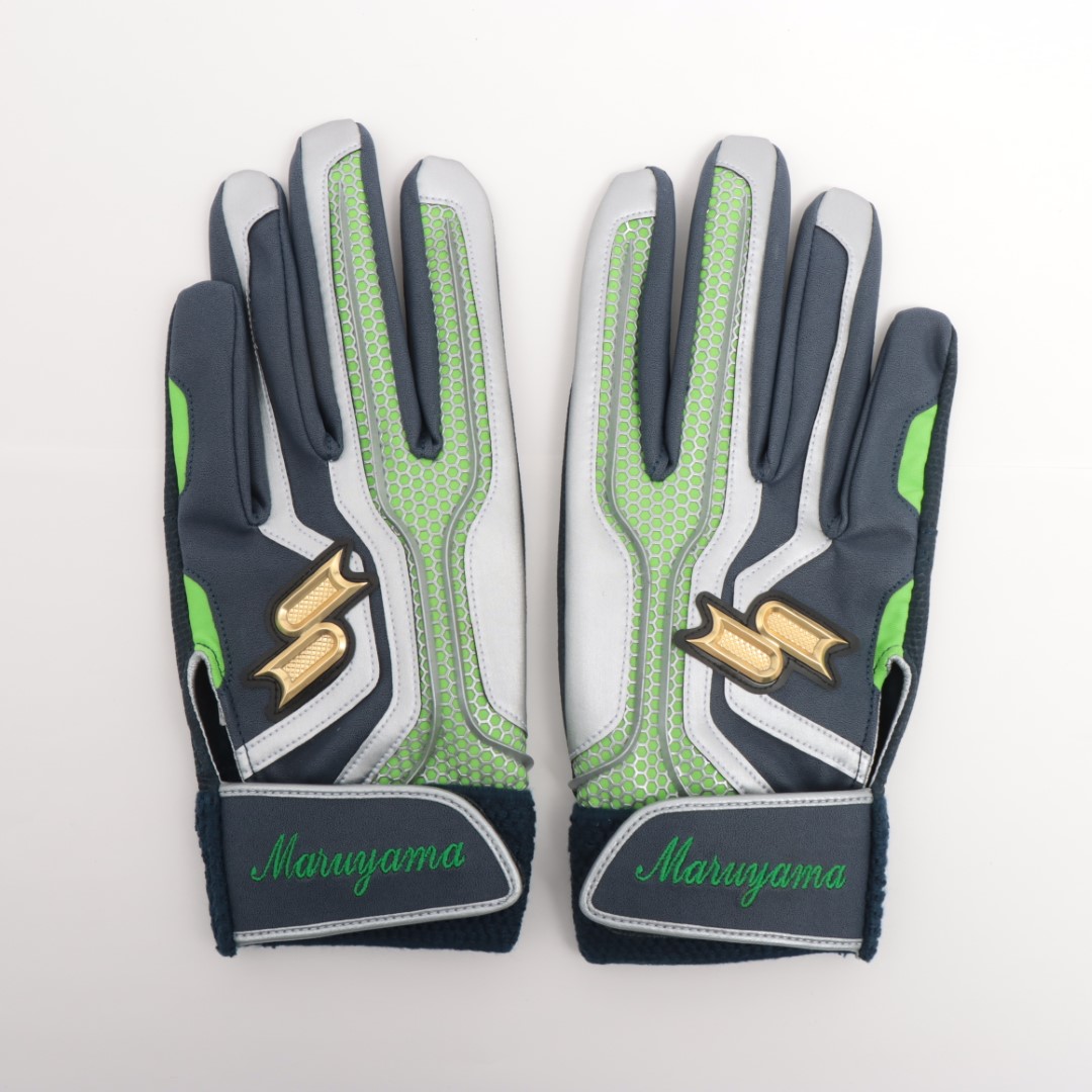 東京ヤクルトスワローズ 内山 選手 実使用 バッティンググローブ 支給