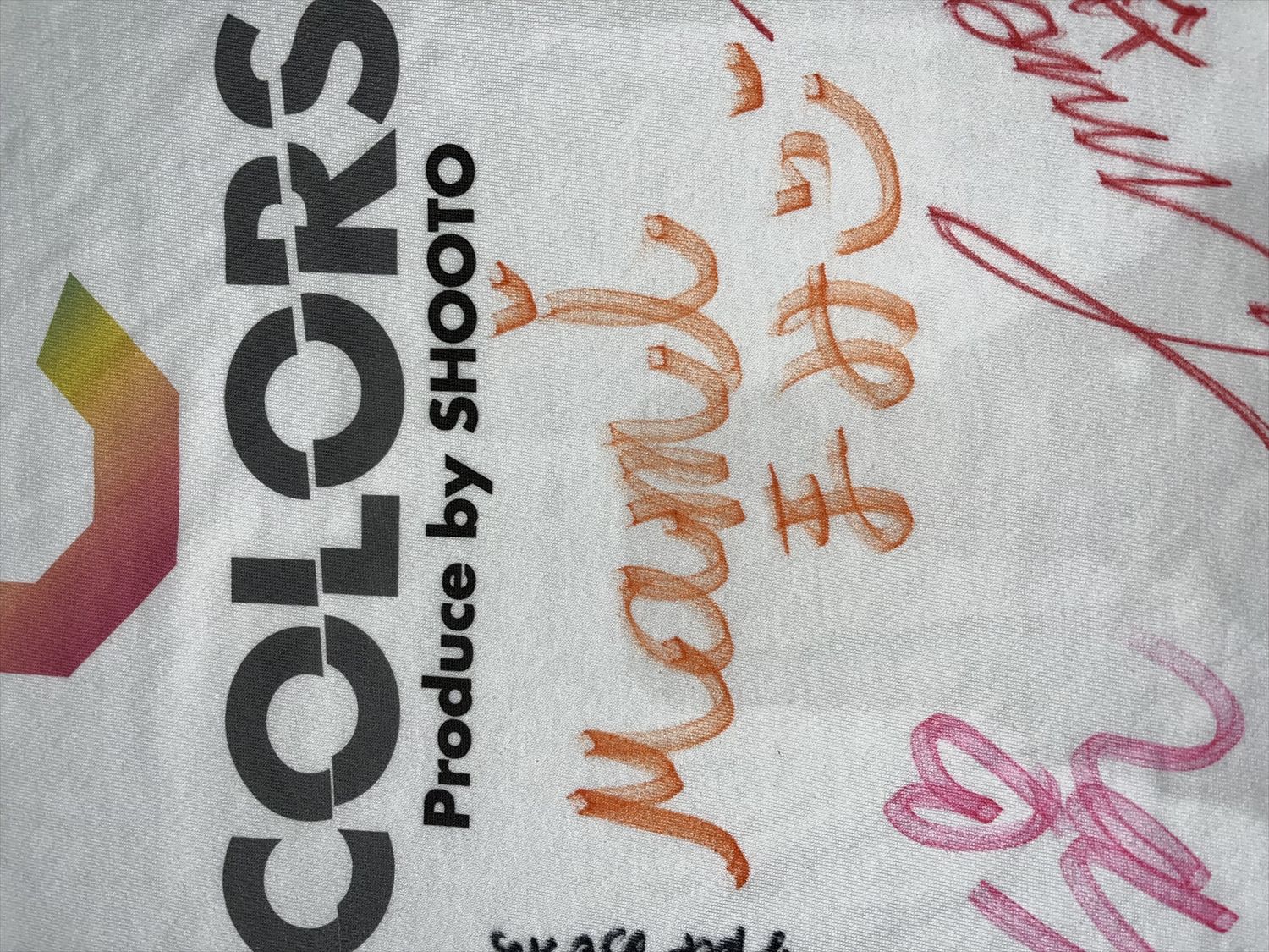 ESP学園presents COLORS2012 サイン入りチャリティーTシャツ HATTRICK（ハットトリック）-選手の想いをファンへ届ける公式