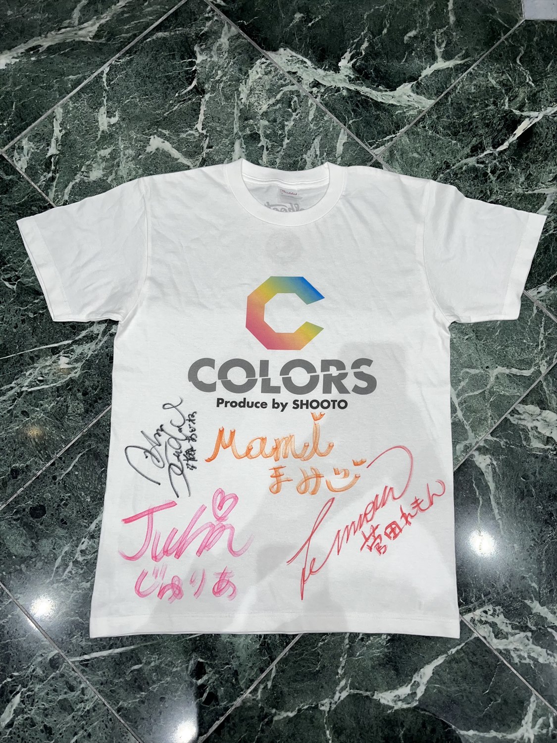 ESP学園presents COLORS2012 サイン入りチャリティーTシャツ HATTRICK（ハットトリック）-選手の想いをファンへ届ける公式