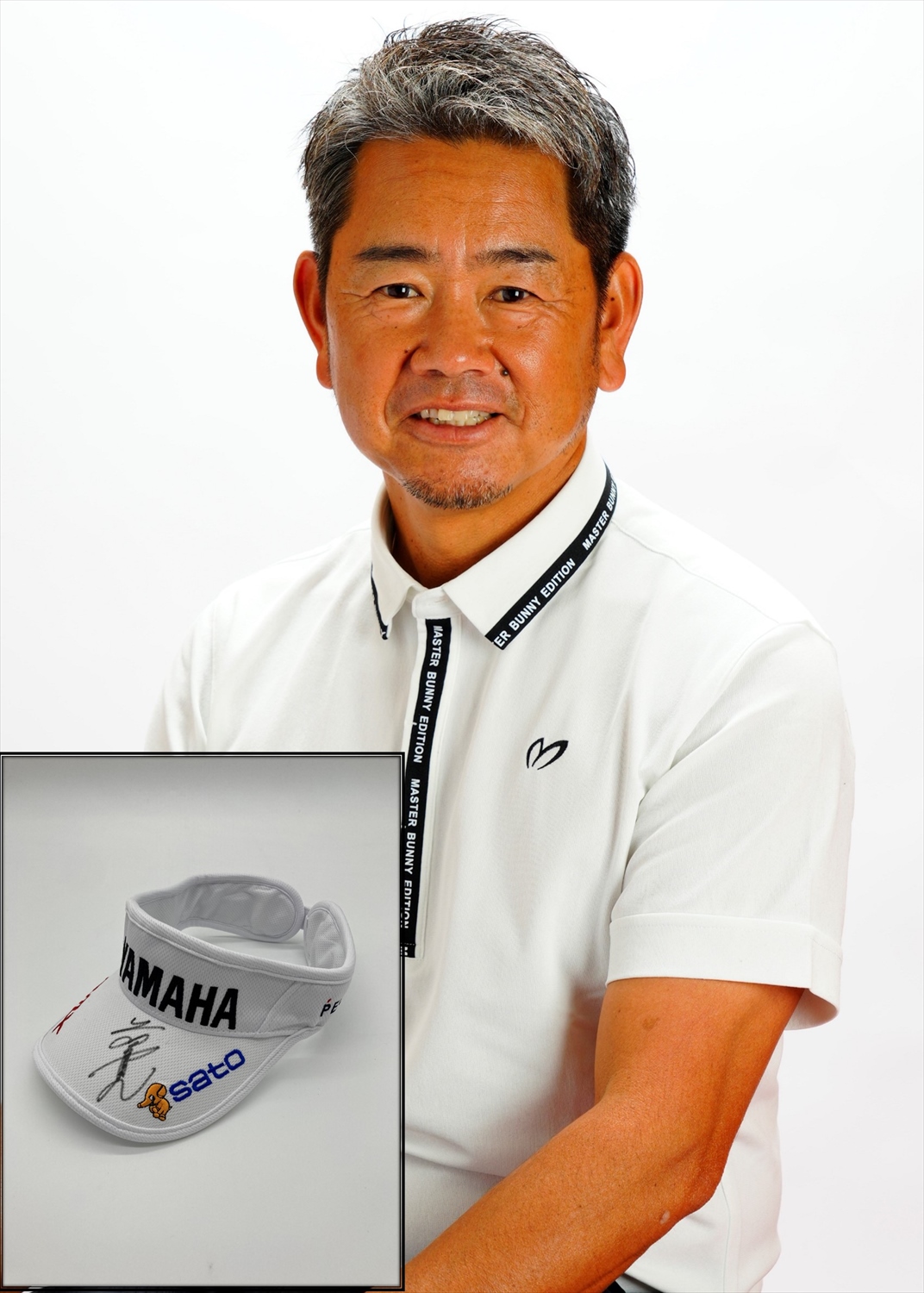 藤田寛之 サイン入りサンバイザー HATTRICK（ハットトリック）-選手の想いをファンへ届ける公式