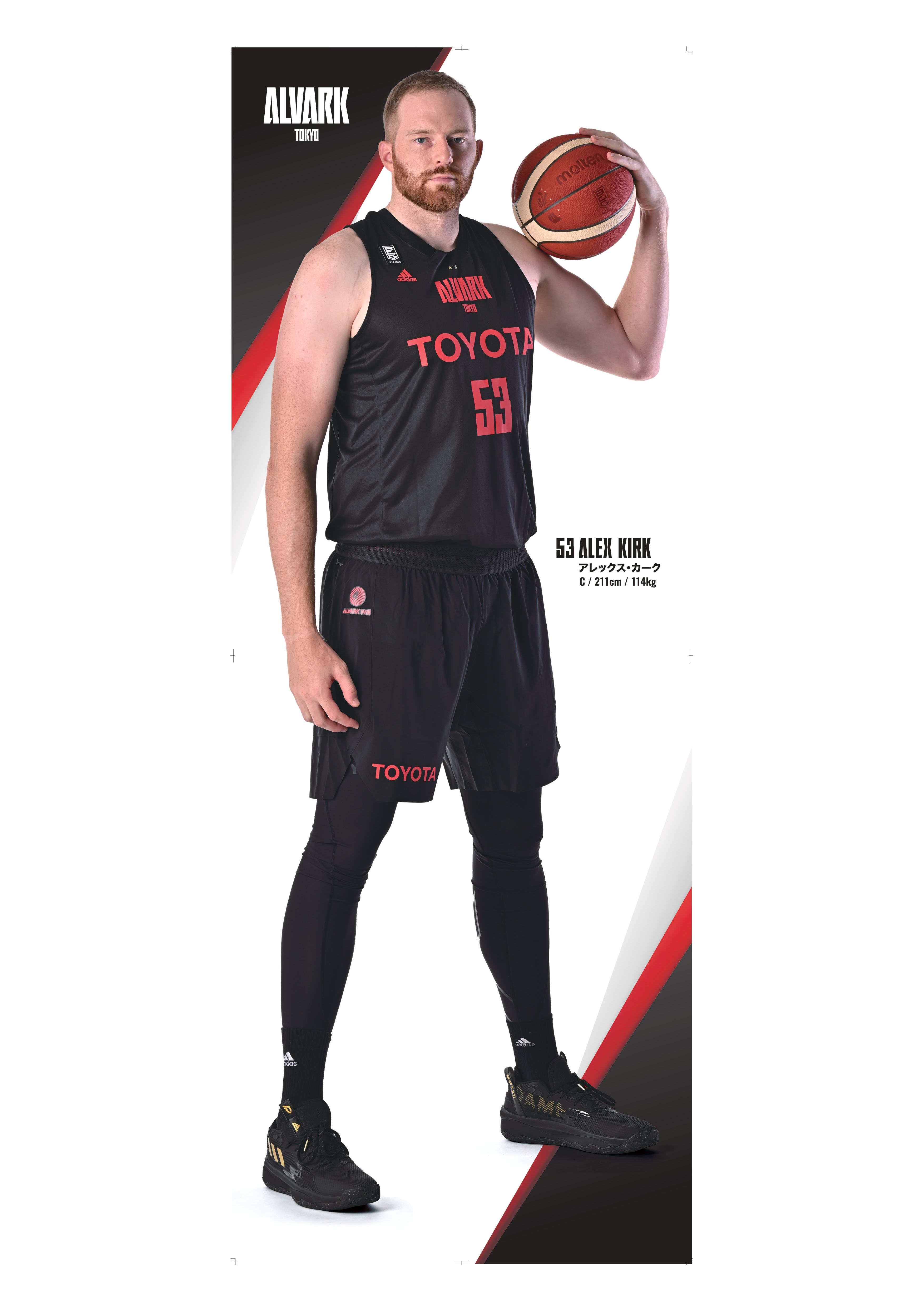 アルバルク東京　アレックスカーク選手のサイン入りユニホーム HATTRICK（ハットトリック）-選手の想いをファンへ届ける公式