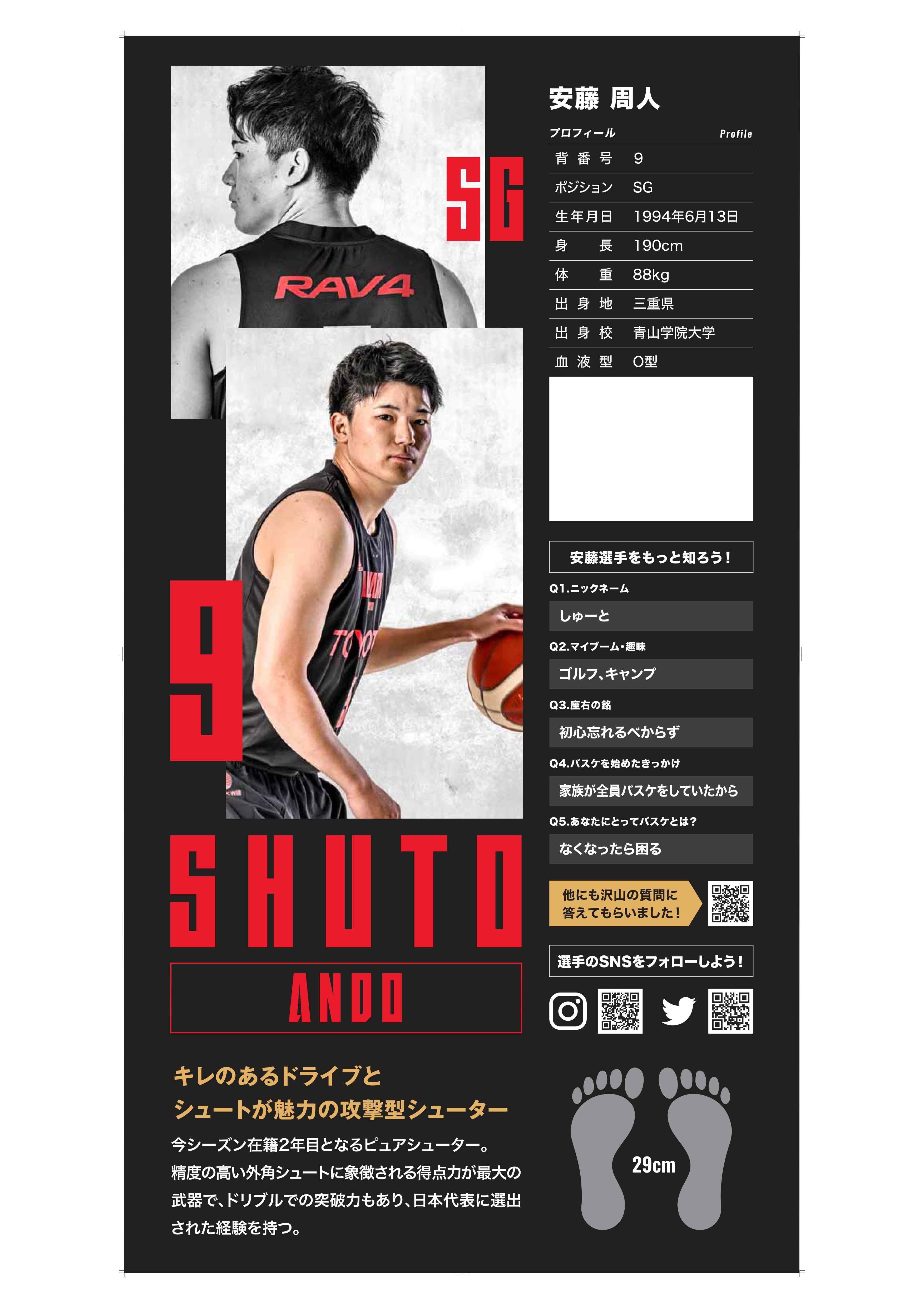 アルバルク東京選手サイン色紙 抽選で選手直筆メッセージ＆サイン入り