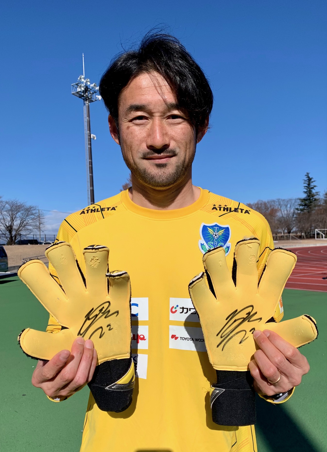 支給品！栃木SC 2021 井出敬大選手 上下セット HATTRICK（ハットトリック）-挑戦者の想いをファンへ届ける公式