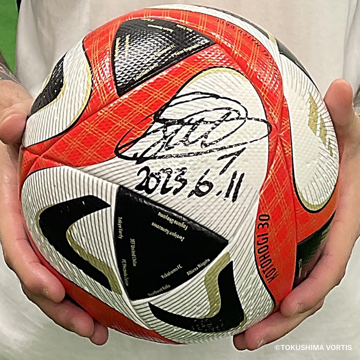 コトホギ30レノファ山口サインボール コトホギ30レノファ山口サインボール