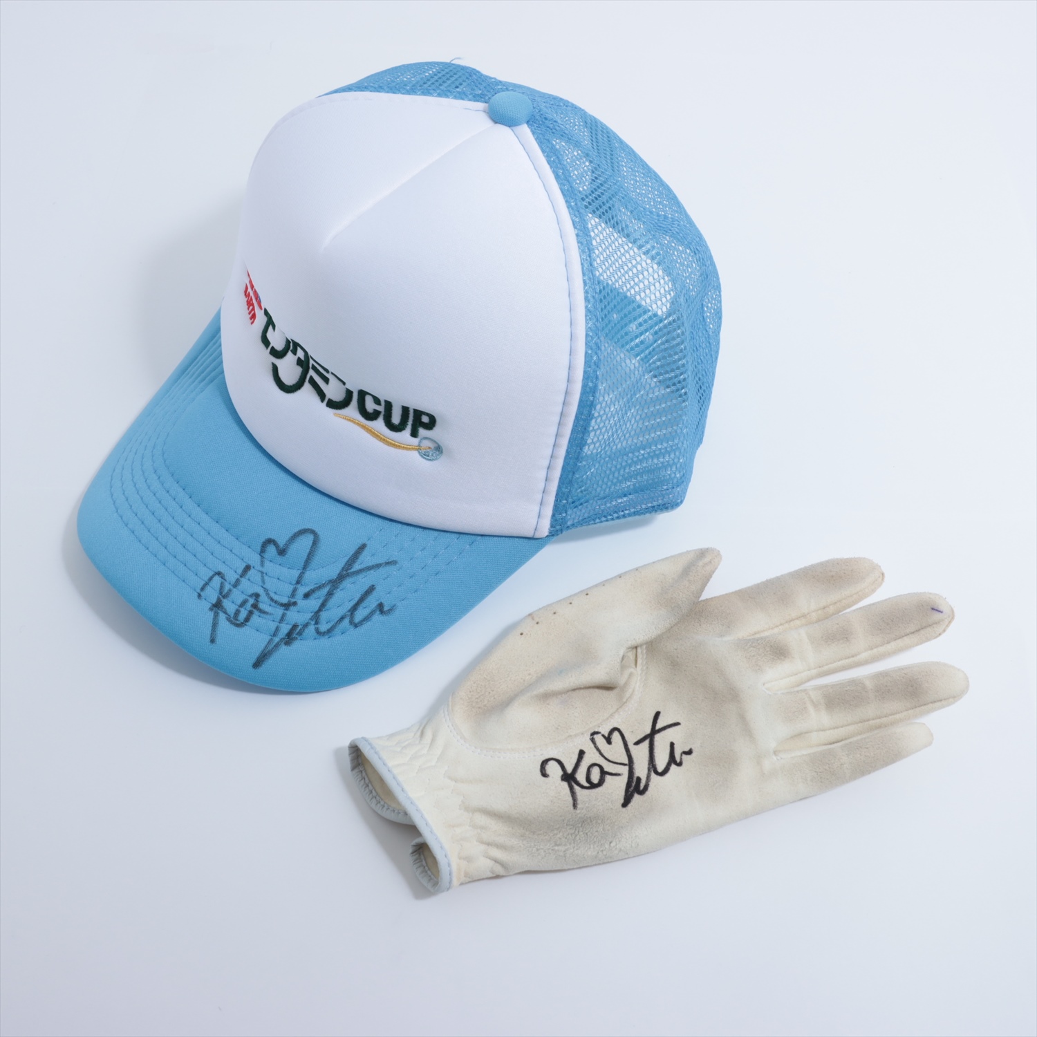 アースモンダミンカップ大会記念キャップ 菅楓花プロ 直筆サイン入り アースモンダミンカップ大会記念キャップ 菅楓花プロ 直筆サイン入り