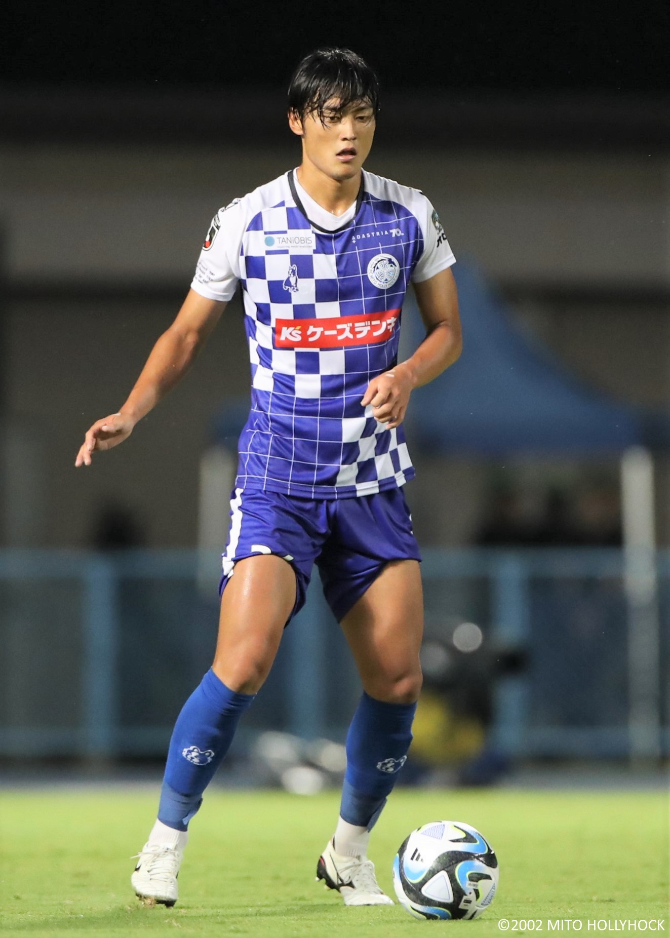 永長鷹虎 水戸ホーリーホック 実使用直筆サイン入りユニフォーム