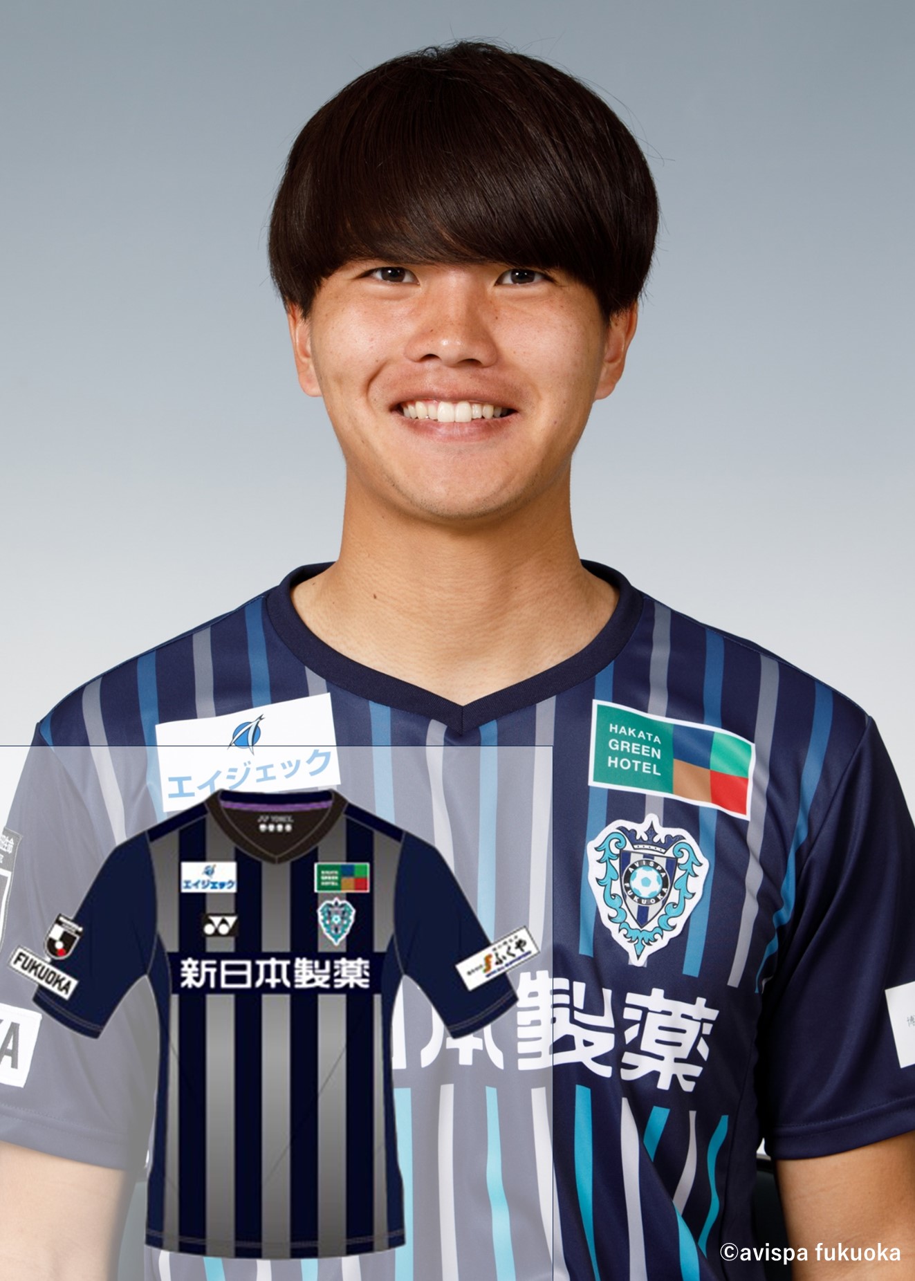 未使用アビスパ　紺野サインユニフォーム HATTRICK（ハットトリック）-選手の想いをファンへ届ける公式