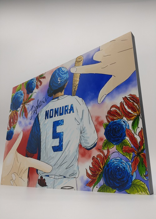 【非売品】北海道日本ハム 野村佑希 エスコン限定 直筆サイン入りポスター 08111634_66b8699c5b351.jpg