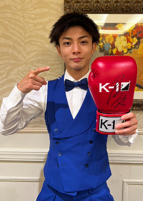 K-1 玖村将史　サイン入り ボクシンググローブ 黒 K-1 玖村将史 サイン入り ボクシンググローブ 黒 - メルカリ