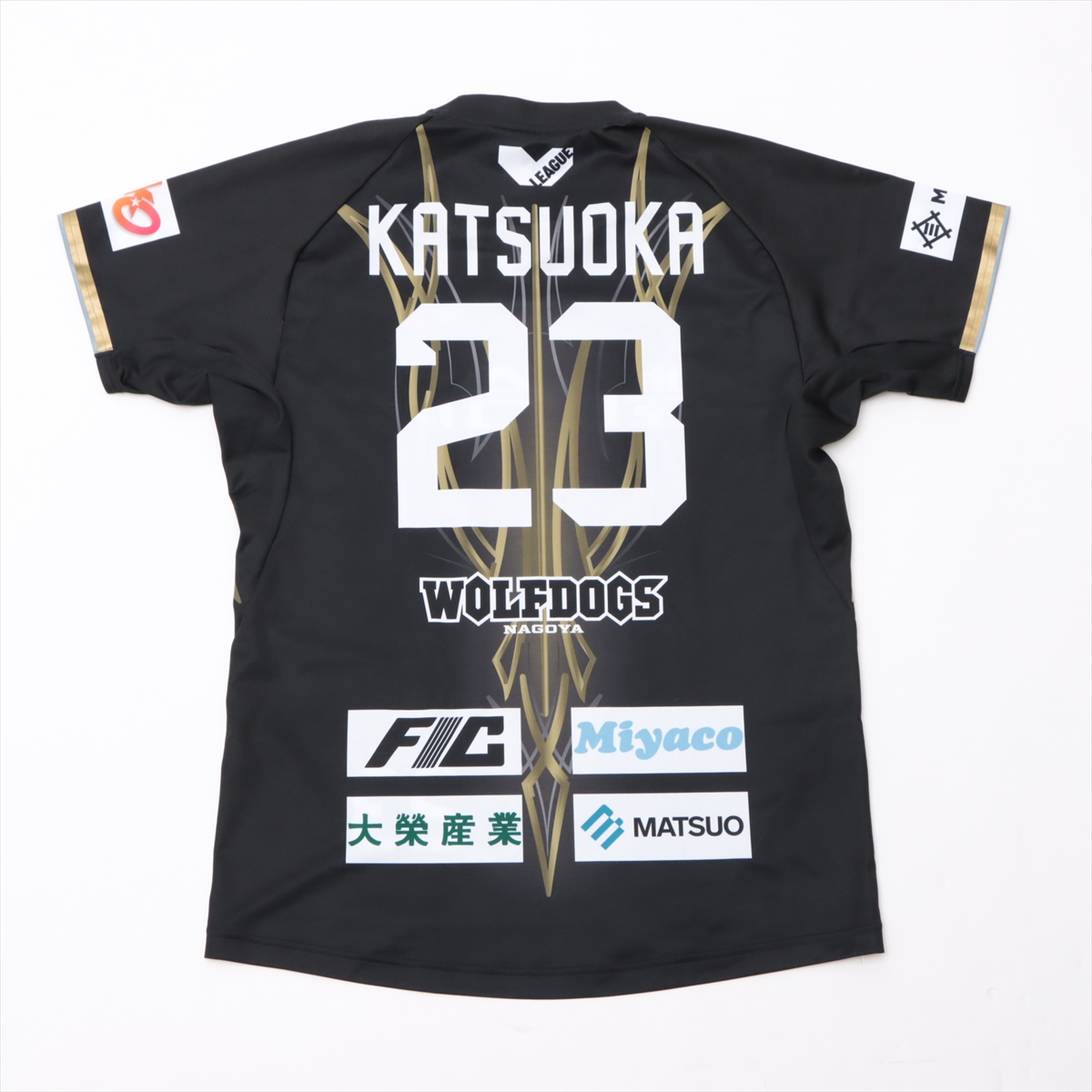 ウルフドッグス名古屋　山崎彰都 選手　オーセンティックユニフォーム ウルフドッグス名古屋 山崎彰都 選手 オーセンティック