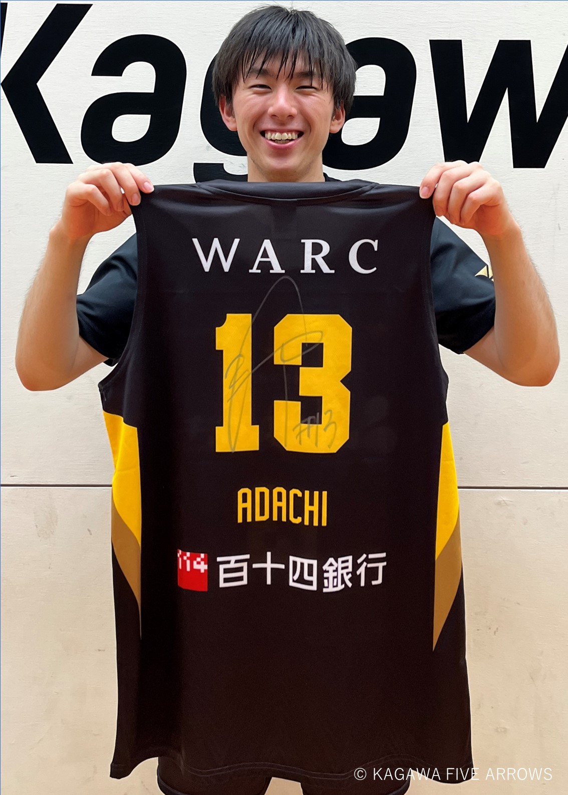 KAGAWA FIVE ARROWS サイン入りTシャツ Mサイズ HATTRICK（ハットトリック）-選手の想いをファンへ届ける公式