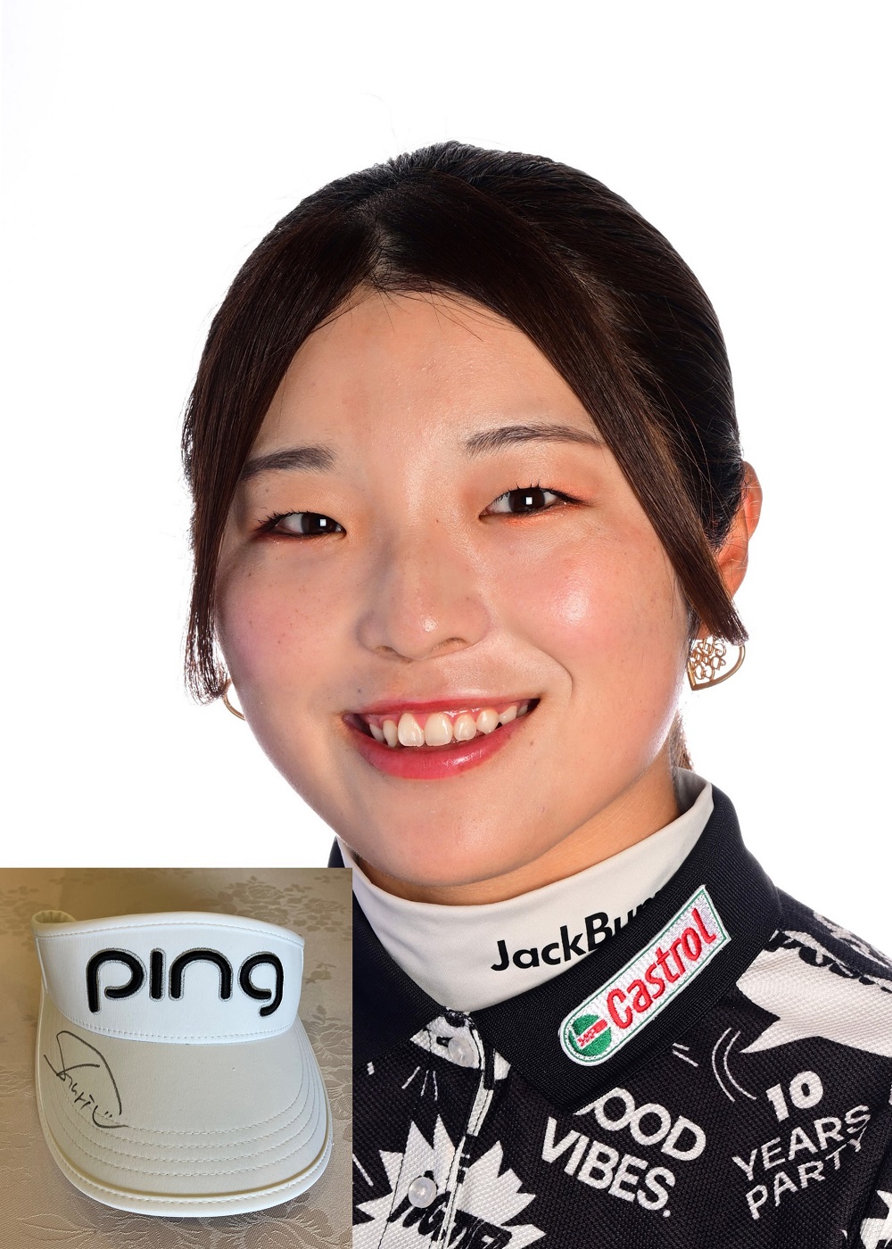 永峰咲希プロ　直筆サイン入りキャップ HATTRICK（ハットトリック）-選手の想いをファンへ届ける公式