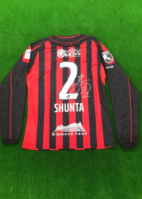 北海道コンサドーレ札幌2023 2ndユニフォーム　 ルーカス サイン入り MIZUNO 北海道コンサドーレ札幌 2023 ユニフォーム アウェイ