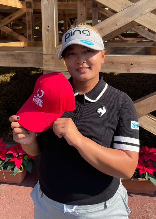 女子プロゴルフ 直筆サイン入りキャップ イ・ボミ テレサ・ルー 鈴木愛