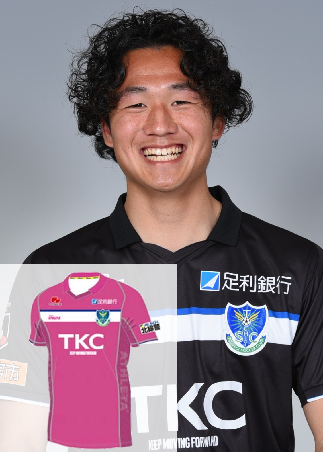 栃木SC オフィシャル　藤田和輝選手直筆サイン入りユニフォーム　2XO 栃木SC オフィシャル 藤田和輝選手直筆サイン入りユニフォーム