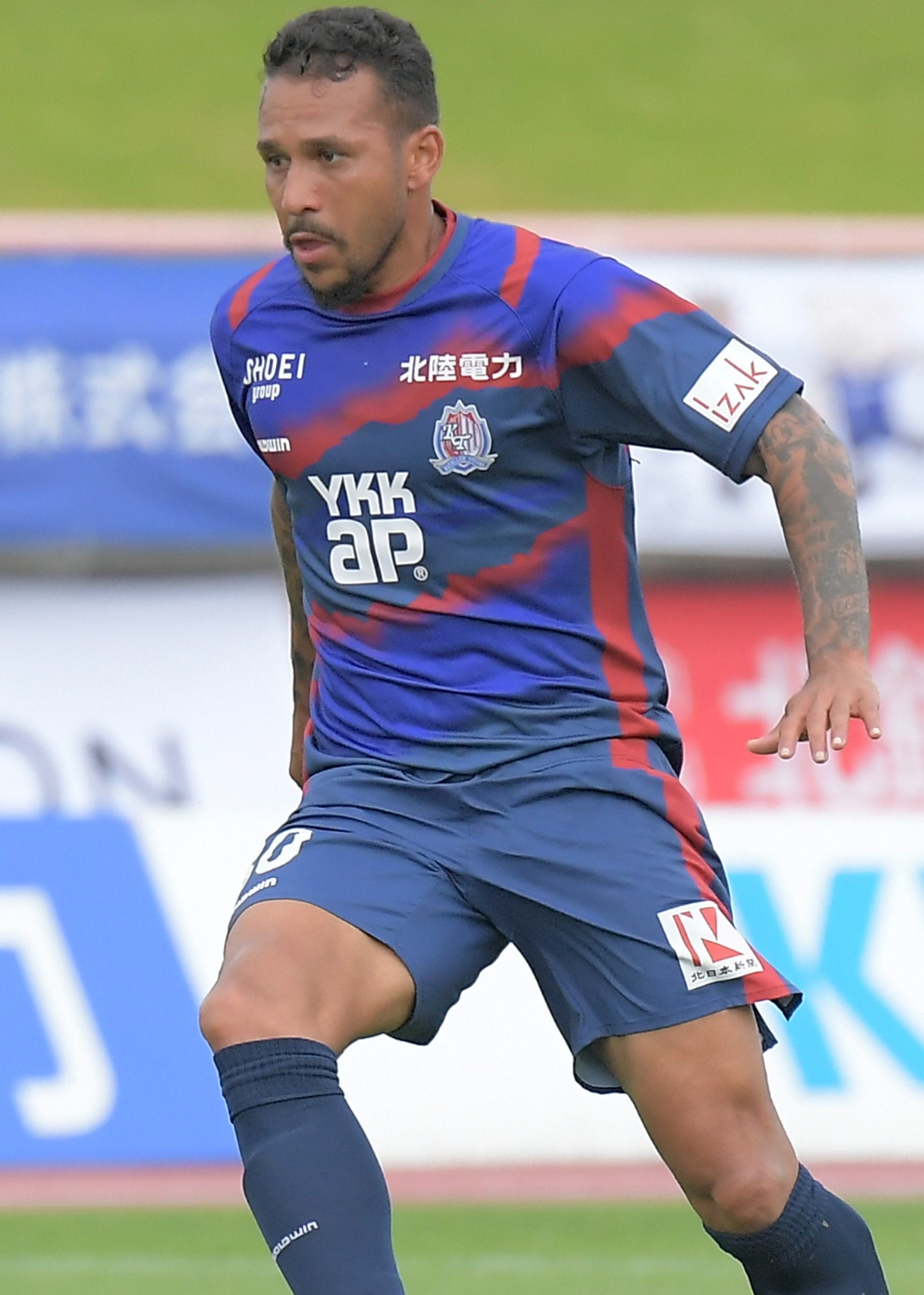 柳下大樹 選手　実着用 直筆サイン カターレ富山 ユニフォーム 柳下大樹 選手 実着用 直筆サイン 入り ユニフォーム L10894