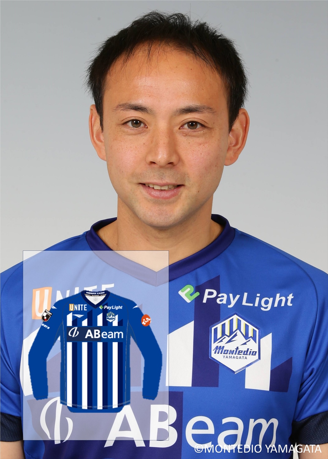 モンテディオ山形　2023 HATTRICK（ハットトリック）-挑戦者の想いをファンへ届ける公式 オーセンティック　小野雅史　直筆サイン入り ウェア