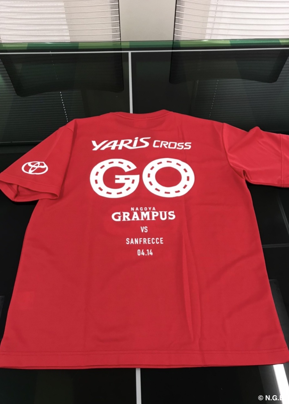 名古屋グランパス　ランゲラックTシャツ ランゲラック選手送別プロジェクト『YOU ARE THE ONE ～Mitch