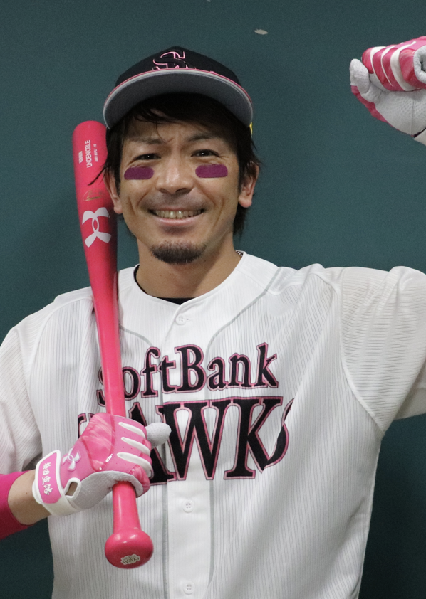 UNDER ARMOUR - 福岡ソフトバンクホークス #5 松田宣浩 選手 熱男 実使用NPBバット HATTRICK（ハットトリック）-選手の想いをファンへ届ける公式