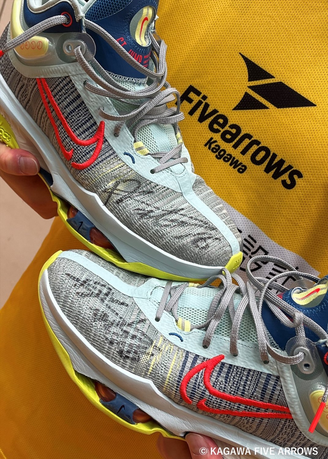 松井啓十郎選手サイン入りバスケットシューズ 2025年最新松井啓十郎の人気