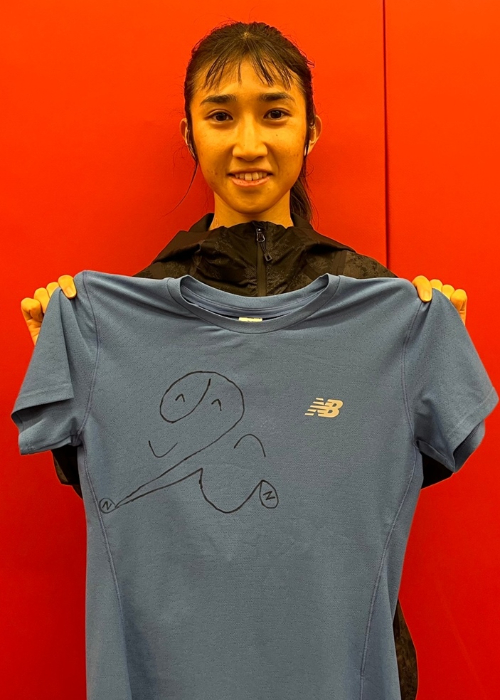 陸上日本選手権Tシャツ　選手サイン入り 第107回日本選手権】B席アスリート交流チケットではサインもOK！：第