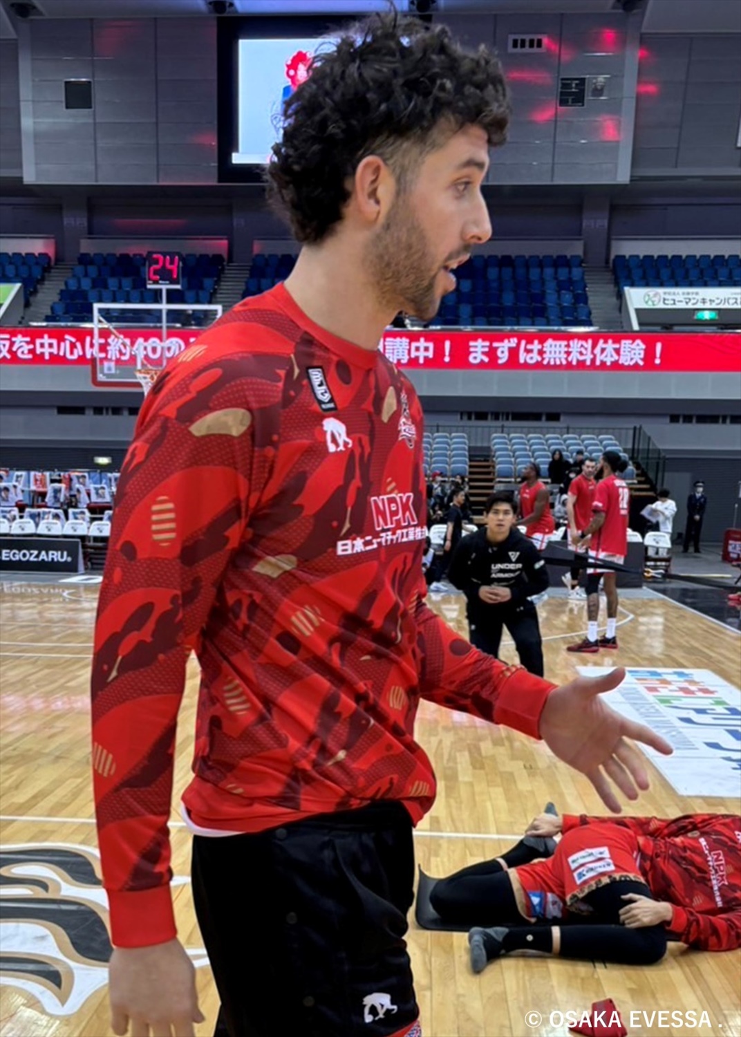 大阪エヴェッサ　選手着用品シューティングシャツ お知らせ】3rd・十日戎シューティングシャツオークション | 大阪