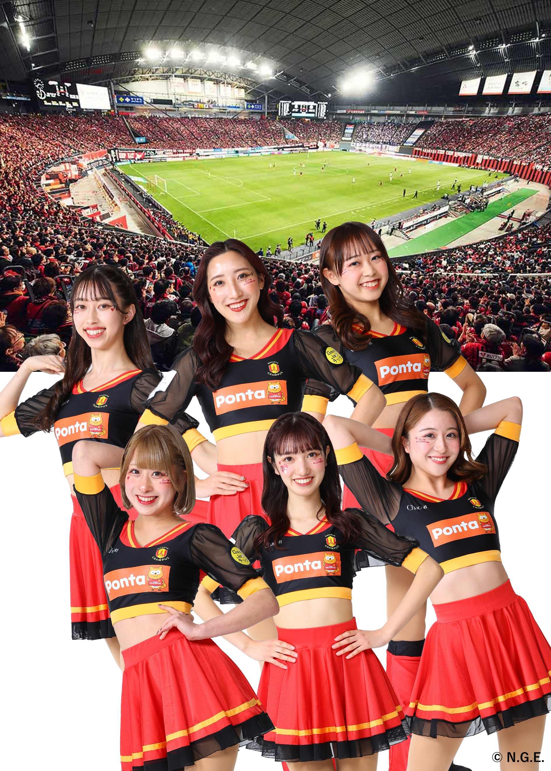 チアリーディング　ユニフォーム　チャコット　チア　グランパス いつもチアグランパスをご支援いただいている#Chacott さん 今シーズン