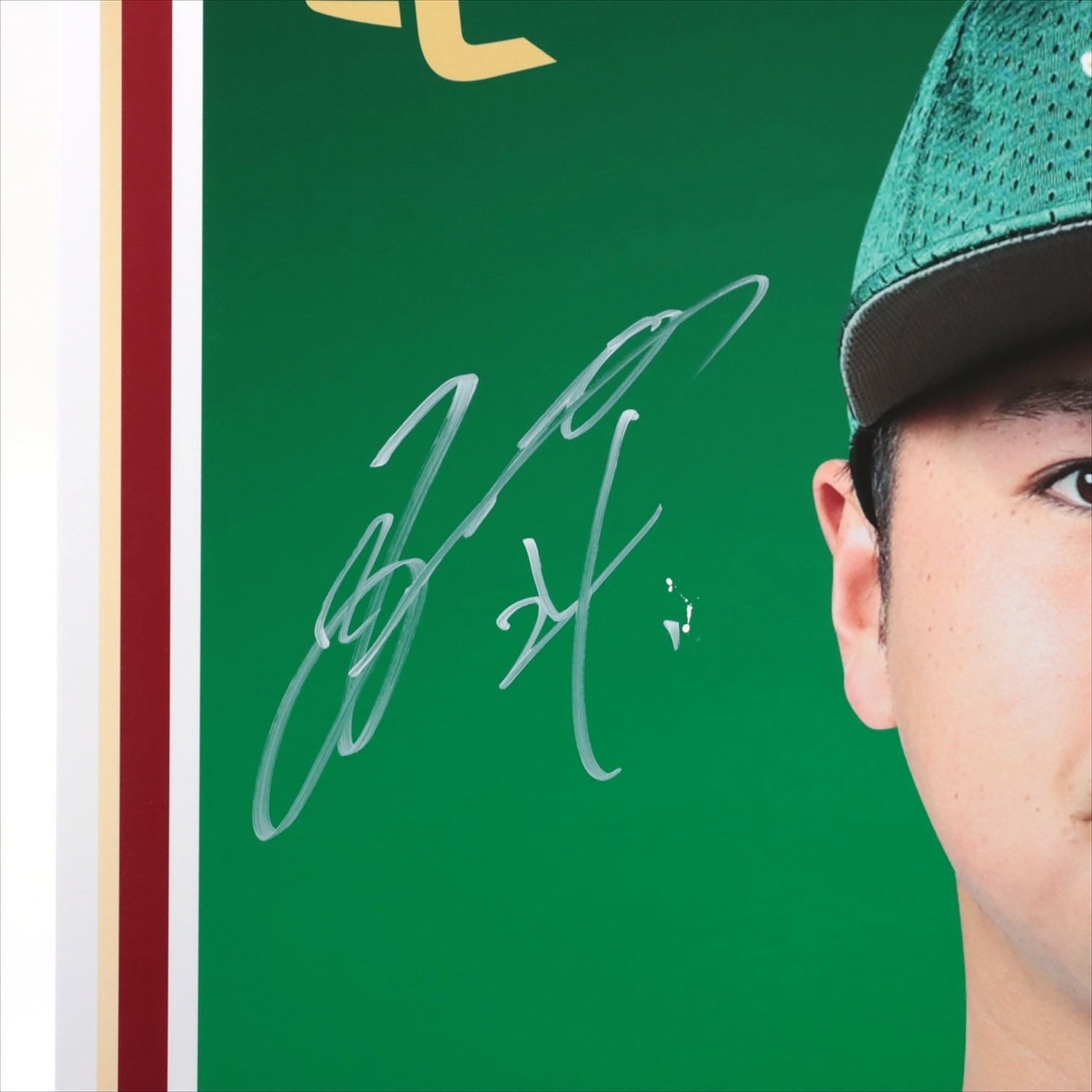 GE☆AJ・ジョーンズ直筆サイン入楽天TOHOKU GREEN実使用キャップ