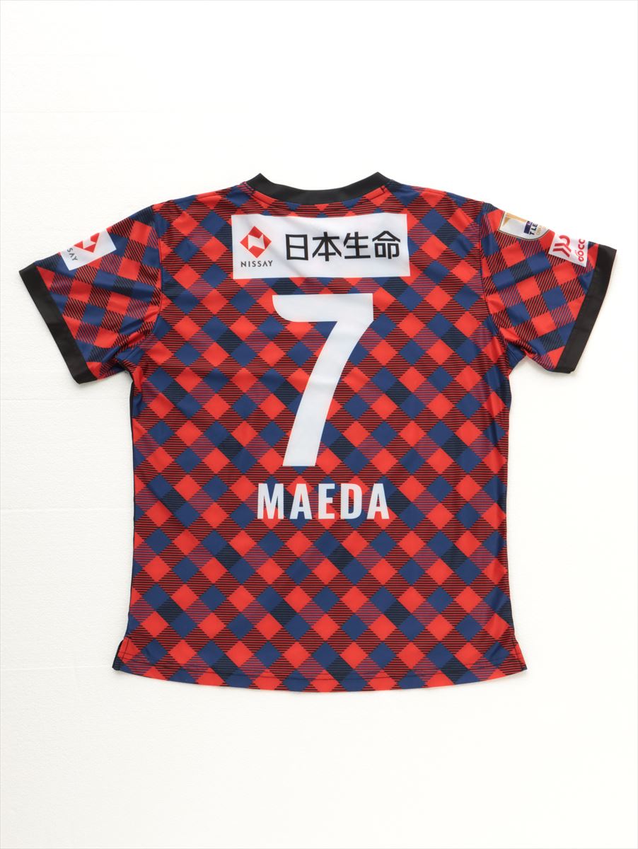 前田選手 サイン入り(⁠プリント) ユニフォーム 赤 前田智徳