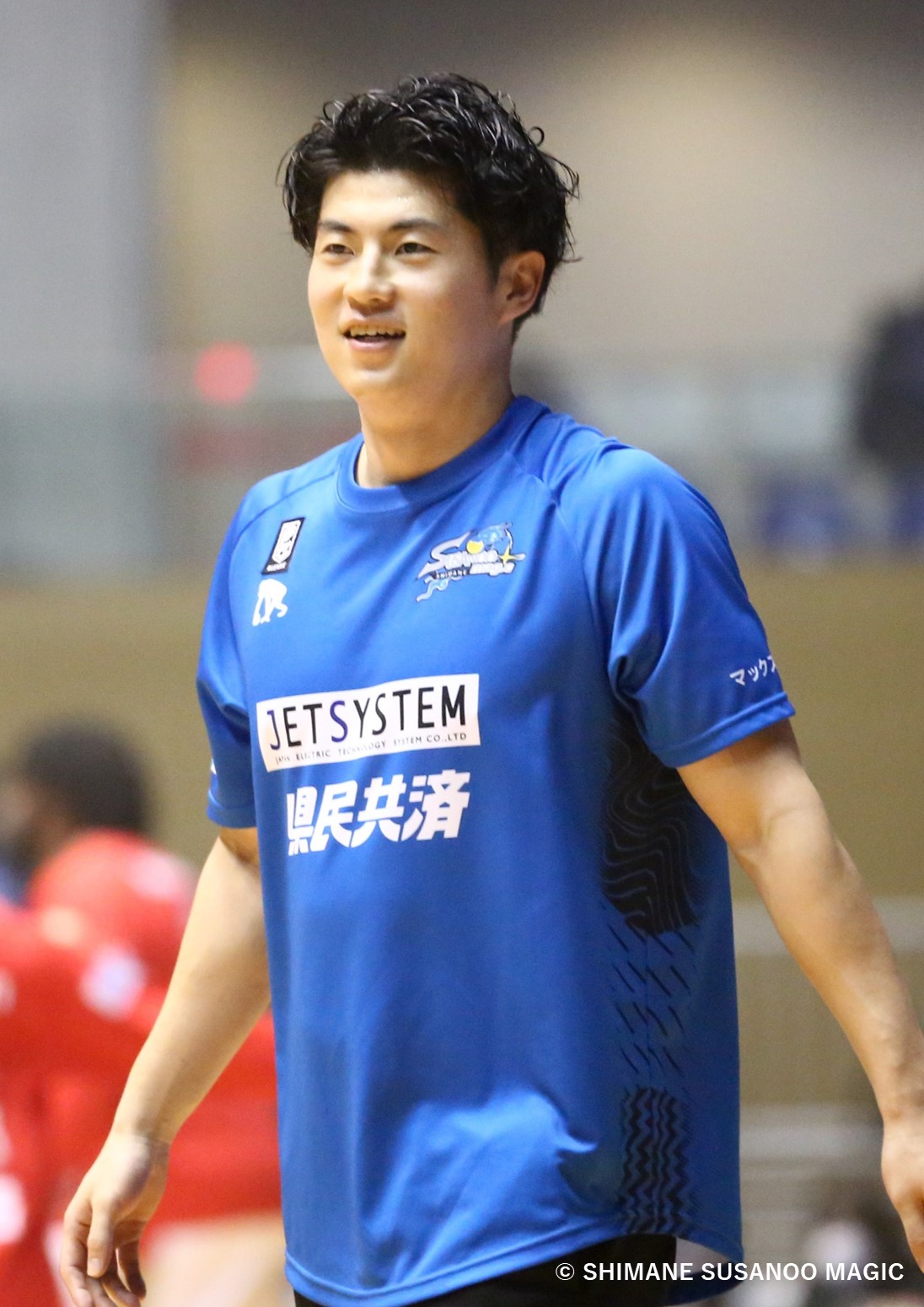 【送料無料】島根スサノオマジック ニック・ケイ選手 サイン入りTシャツ Lサイズ Name&Number Tシャツ（2024‐25） - 島根スサノオマジック
