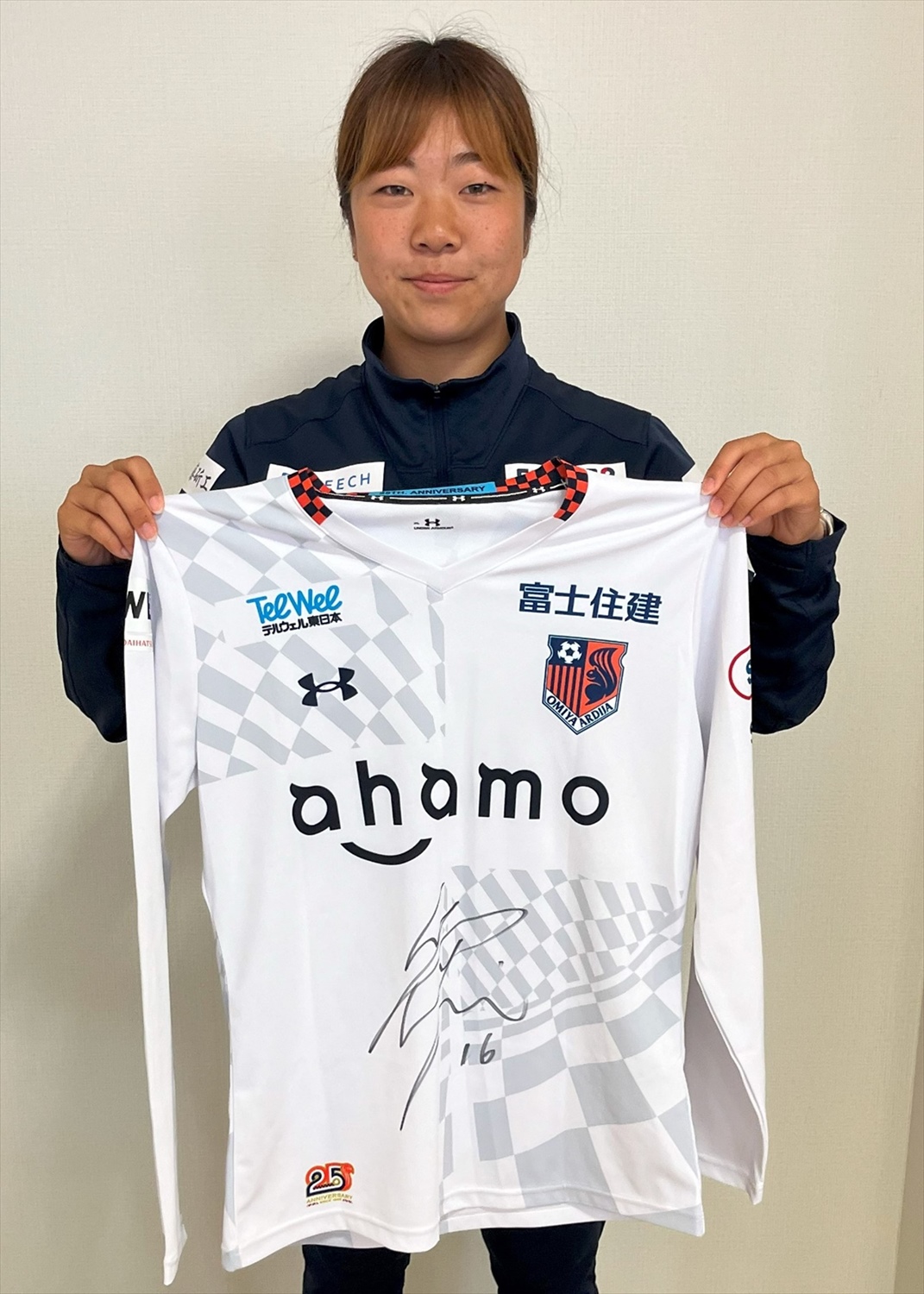 大宮アルディージャVENTUS　北川愛莉　実使用ユニフォーム　直筆サイン HATTRICK（ハットトリック）-選手の想いをファンへ届ける公式