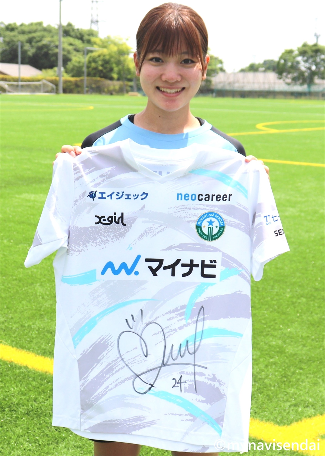 マイナビ仙台レディース　遠藤ゆめ選手サイン マイナビ仙台レディース 遠藤ゆめ選手サイン