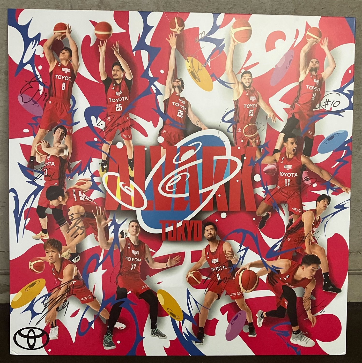 貴重】アルバルク東京 全選手 直筆サイン色紙