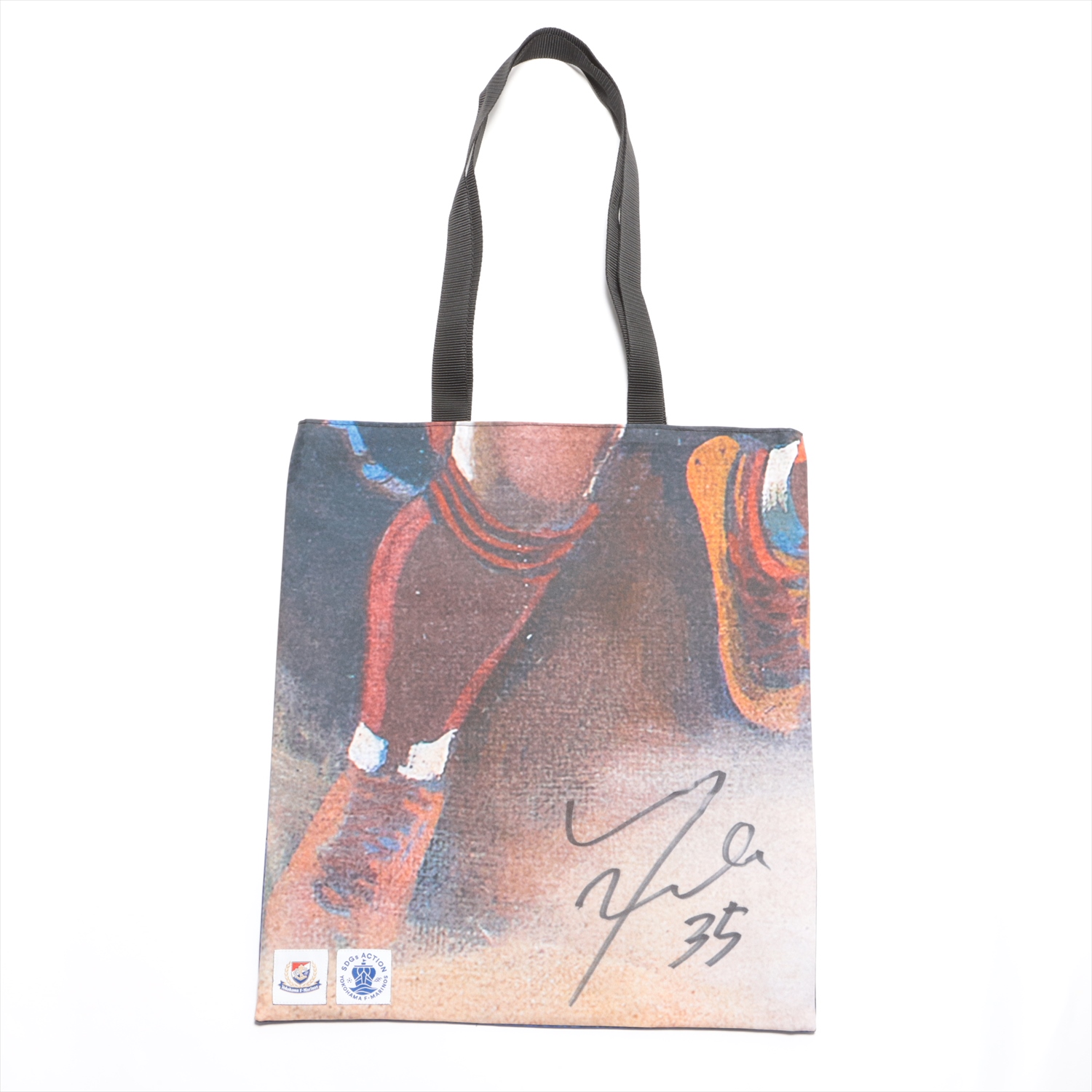 【超レア・早い者勝ち】横浜F・マリノス　歴代選手　サイン入り　エナメルバッグ 超レア・早い者勝ち】横浜F・マリノス 歴代選手 サイン入り エナメル