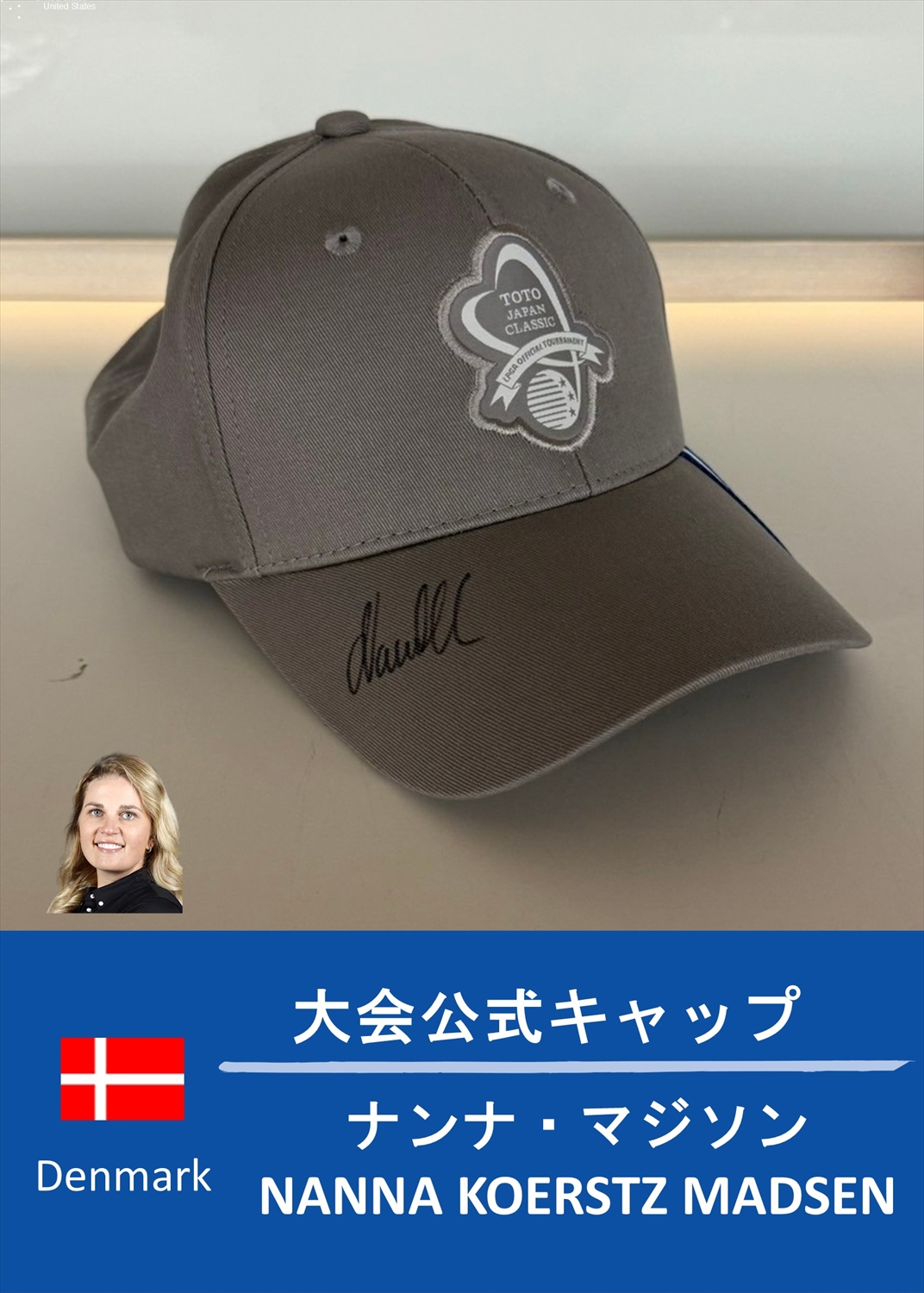 【希少品】Lexi Thompson直筆サイン入りLEXIキャップ（未着用） Lexi Thompson Limited Edition Artist Signed “LPGA Star