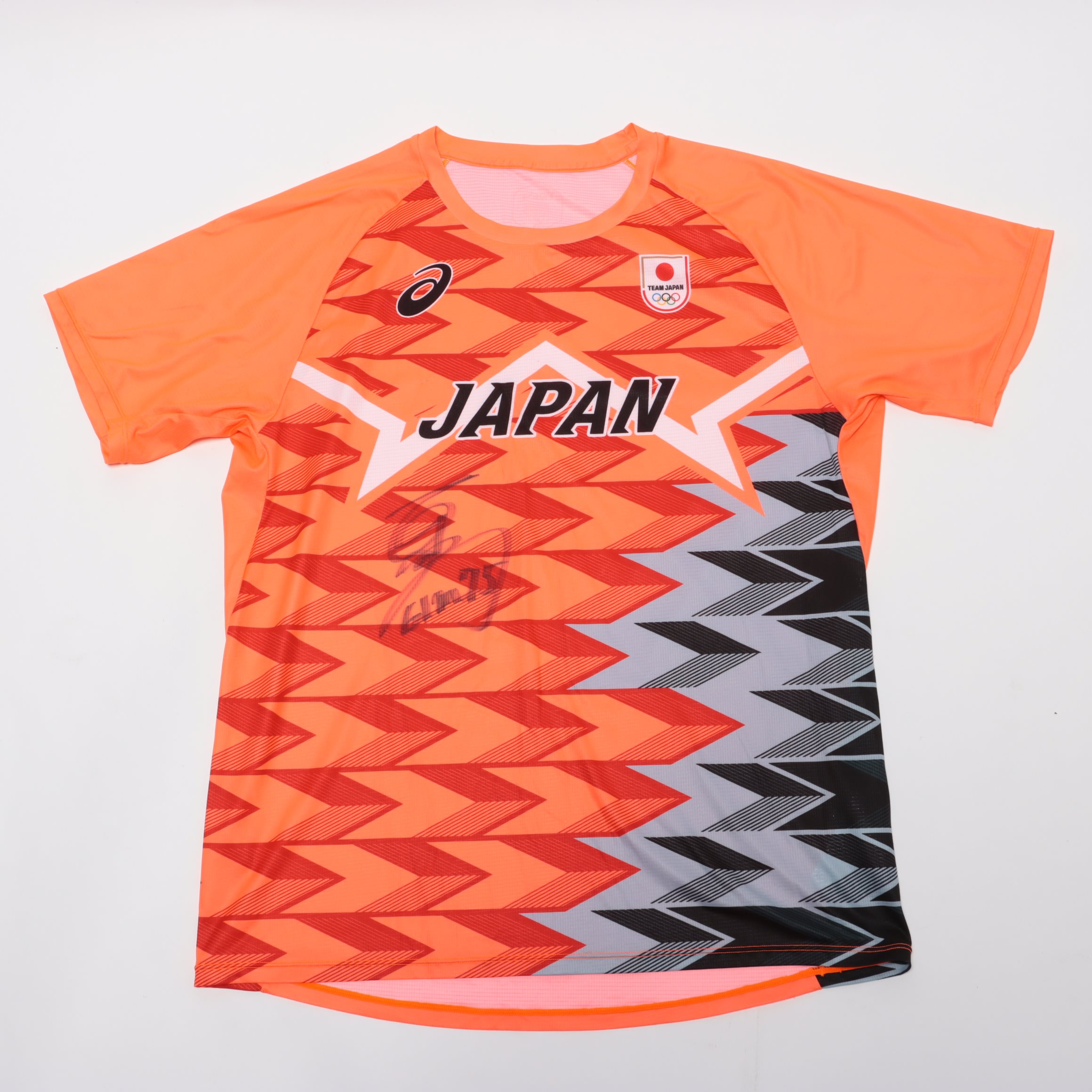 陸上日本選手権Tシャツ　選手サイン入り 陸上日本選手権Tシャツ 選手サイン入り
