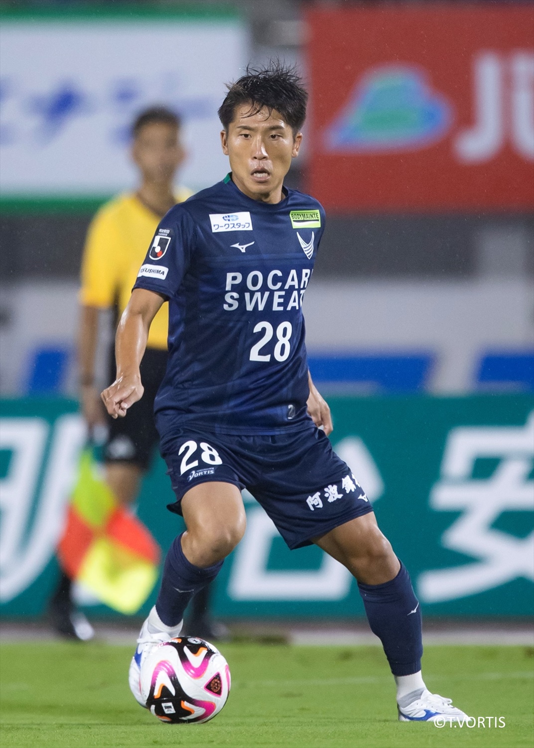 鹿沼直生選手　徳島ヴォルティス　オーセンティックユニフォーム (サイン入り) 鹿沼直生選手徳島ヴォルティスオーセンティックユニフォーム