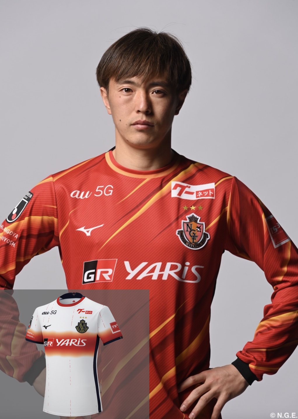 2021年 名古屋グランパス 鯱の大祭典 吉田豊選手実使用ユニフォーム