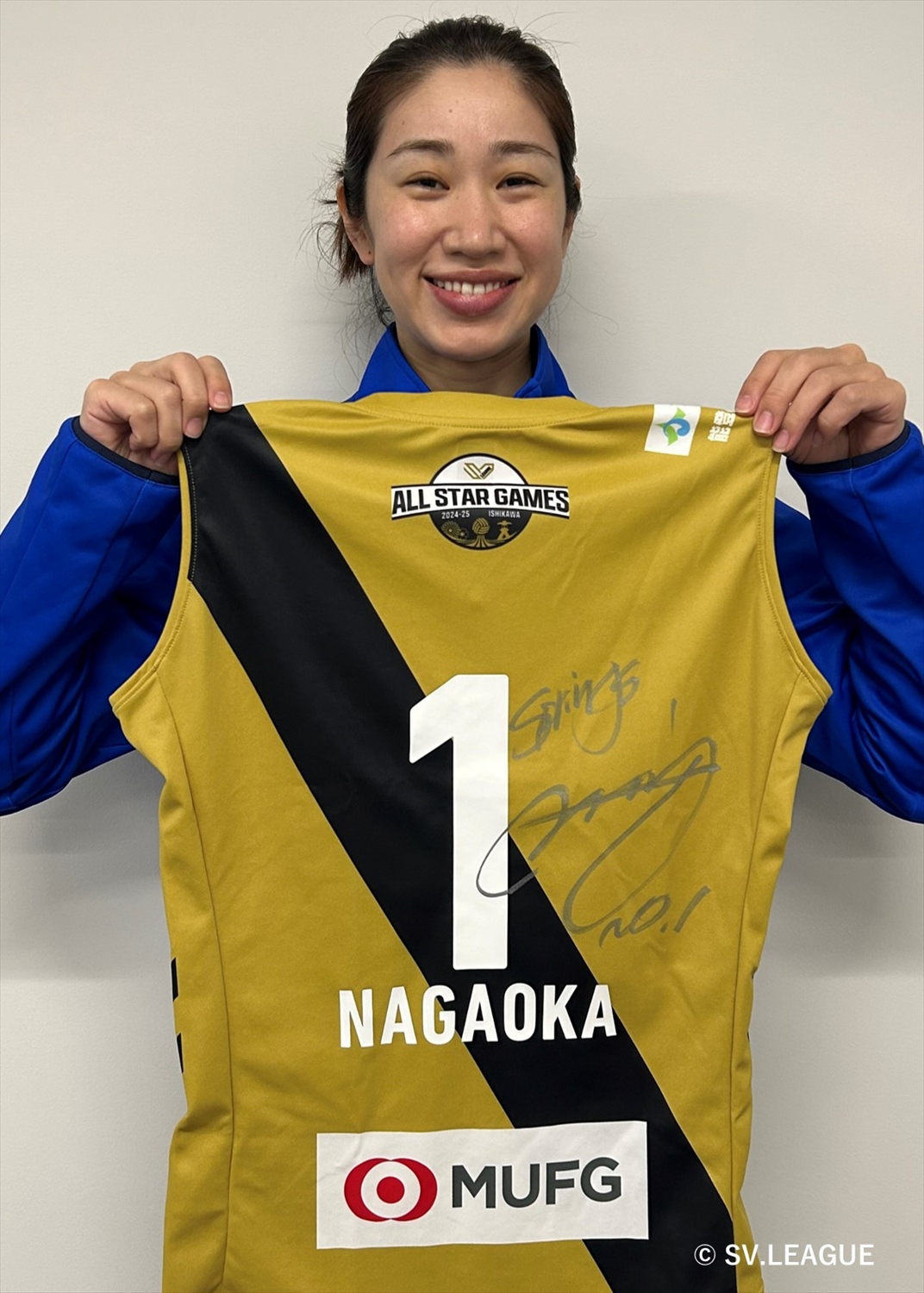 【1 長岡望悠】スペシャルユニフォーム/TEAM KOTONA（実使用・直筆サイン入り）