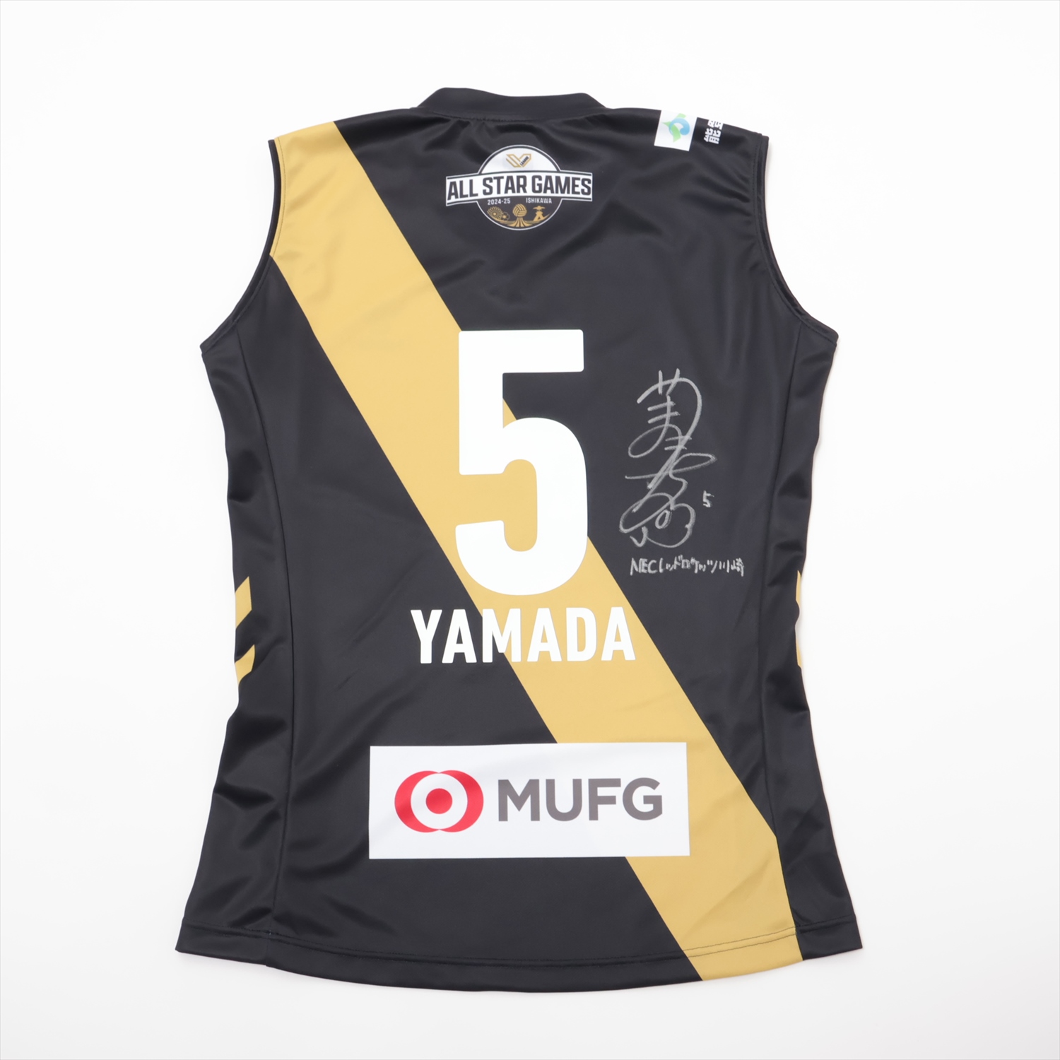 NECレッドロケッツ 山田二千華　直筆サイン入りレプリカユニフォームTシャツ m57134360488_1.jpg?1755690942