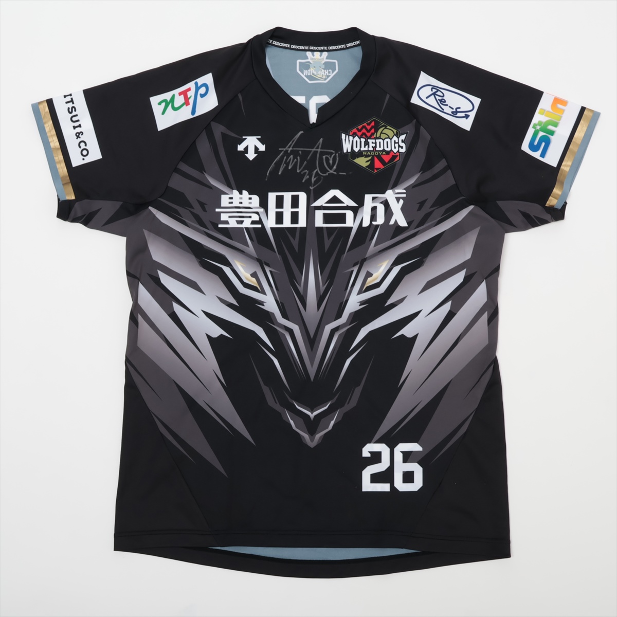 ウルフドッグス名古屋　山崎彰都 選手　オーセンティックユニフォーム ウルフドッグス名古屋 山崎彰都 選手 オーセンティックユニフォーム