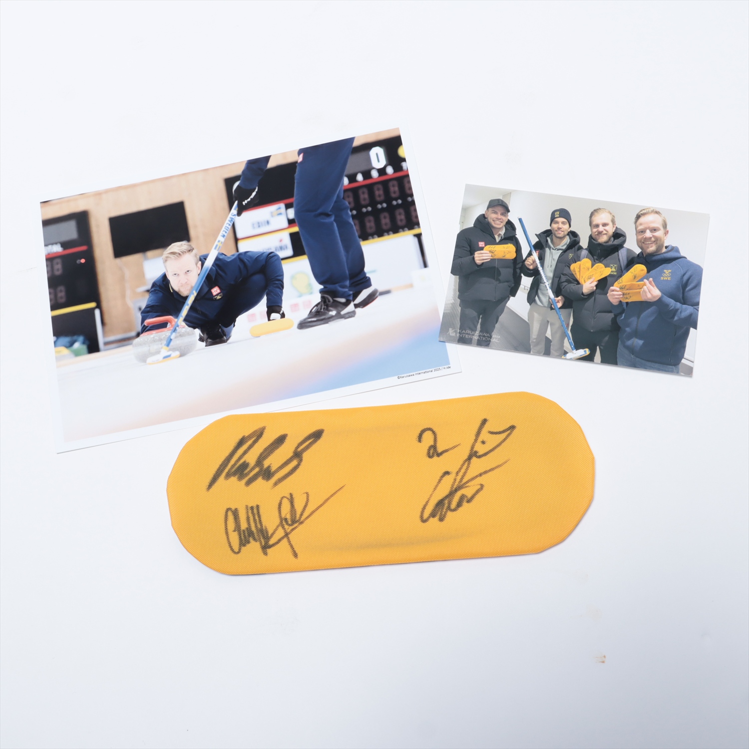 貴重】カーリングシトーンズ 直筆サイン入 卓上カーリング 貴重